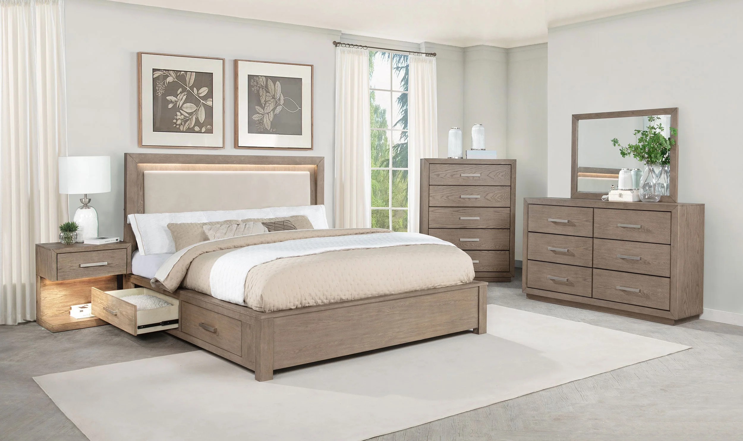 Kenora Bedroom Set Barley Brown - Image 10