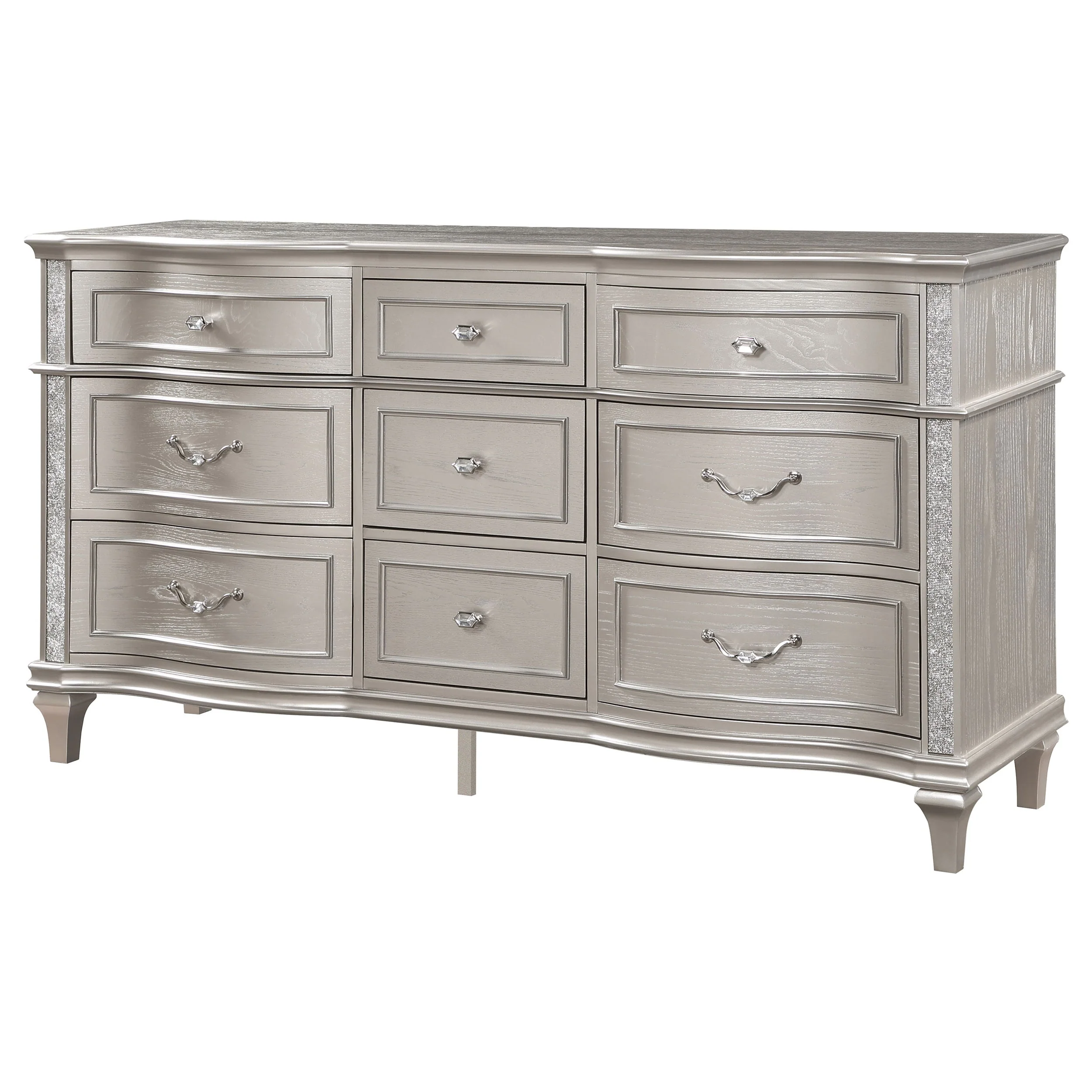Evangeline 9-drawer Dresser Silver Oak - Image 4