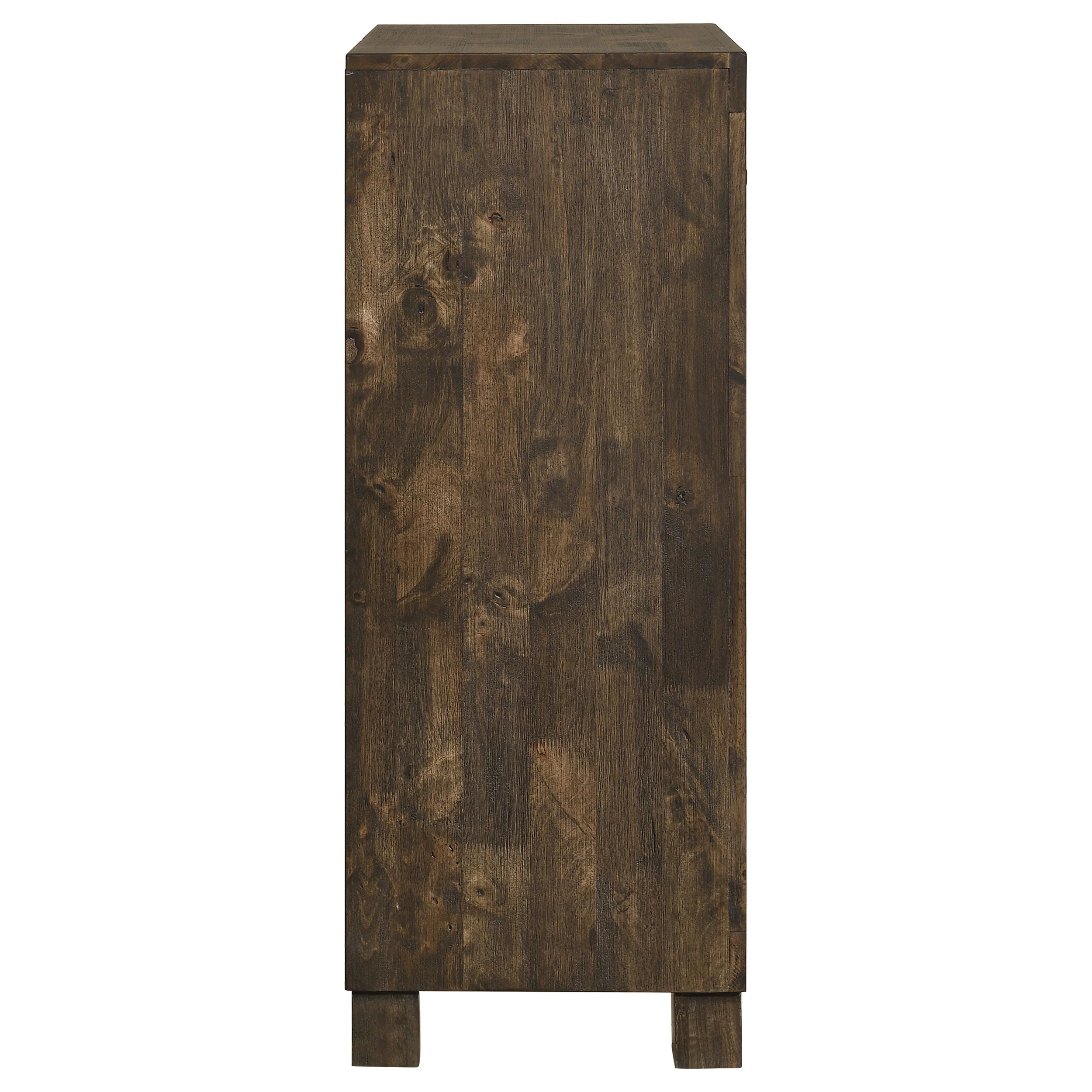 Woodmont 5-drawer Bedroom Chest Rustic Golden Brown - Image 10