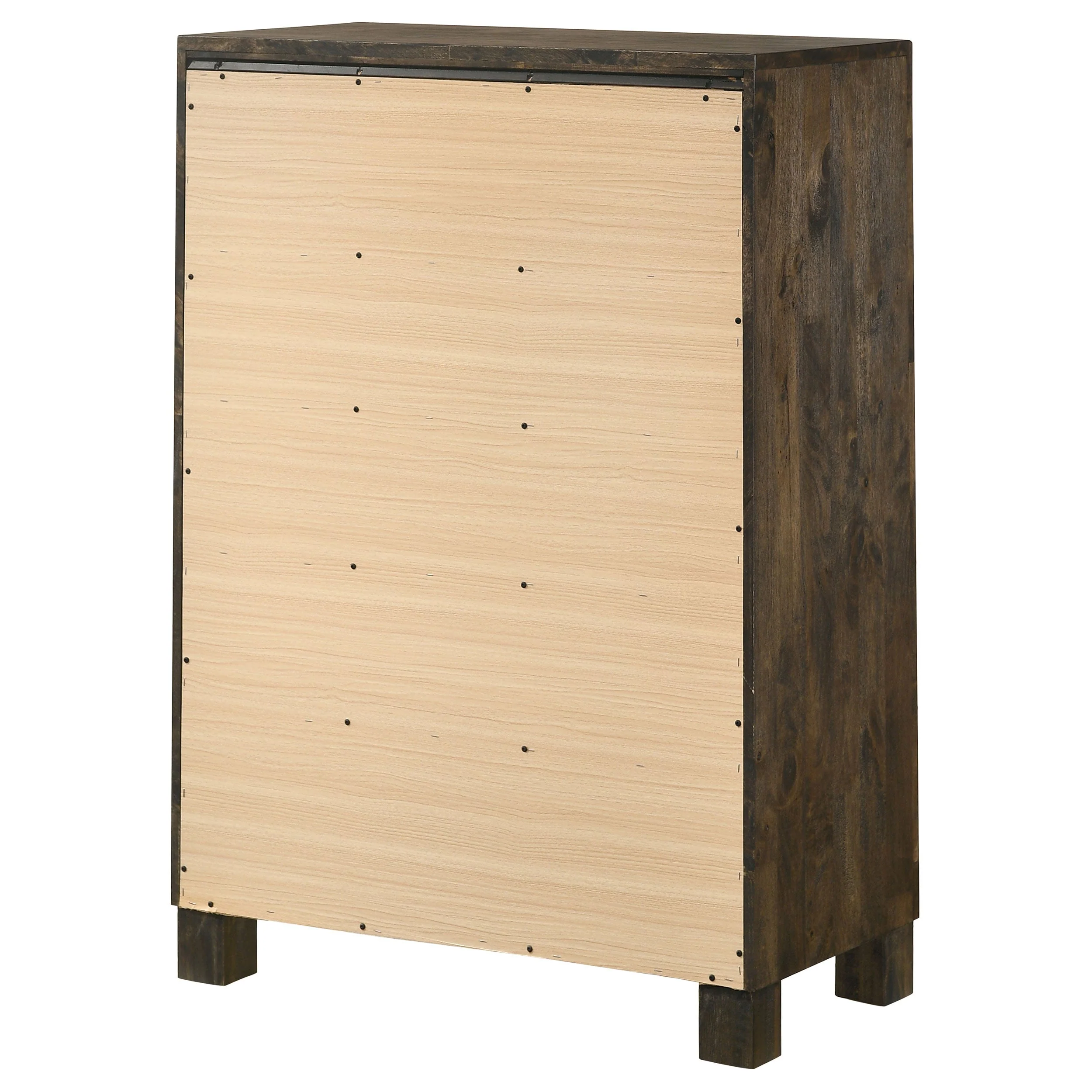 Woodmont 5-drawer Bedroom Chest Rustic Golden Brown - Image 9