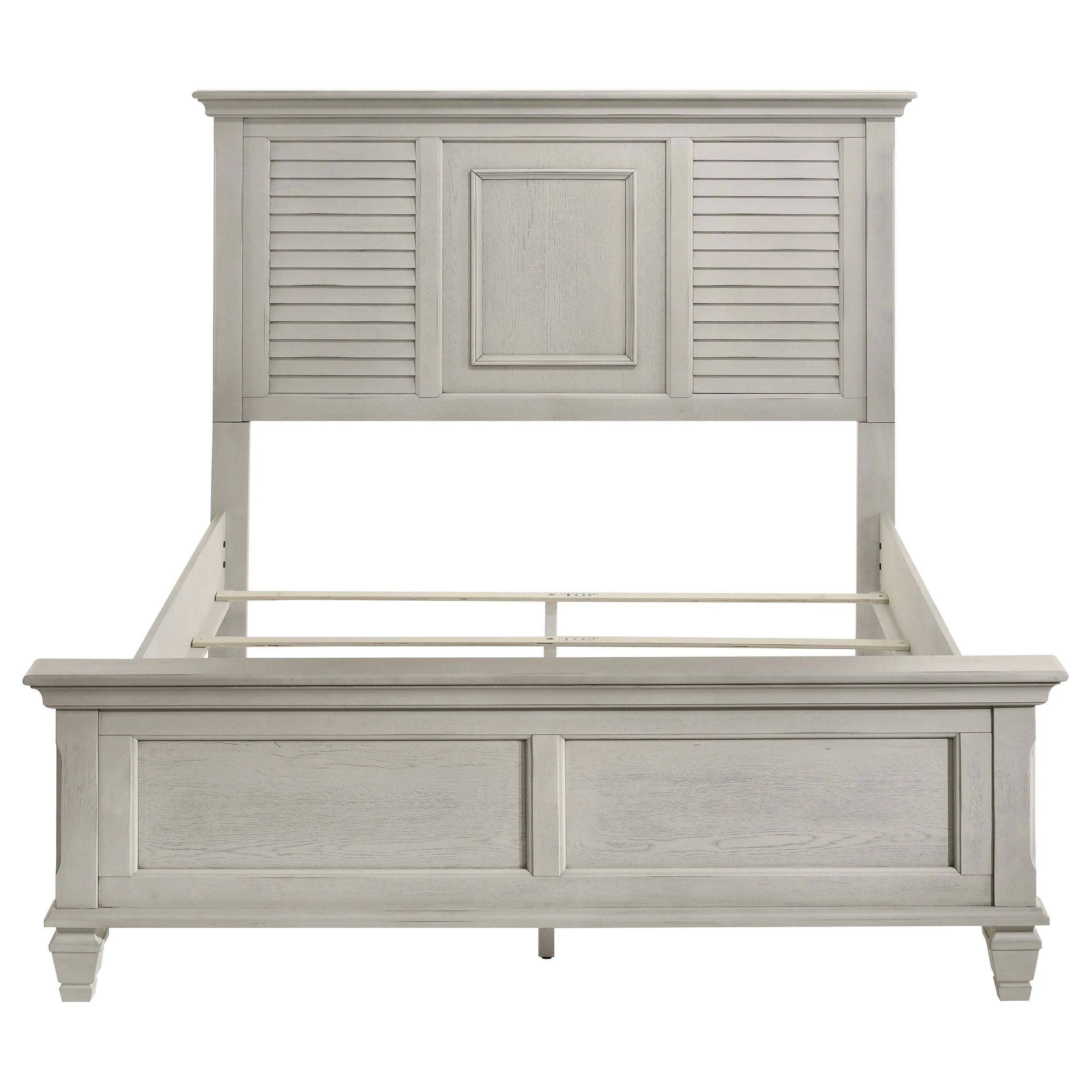 Franco Wood Panel Bed Distressed - Image 9