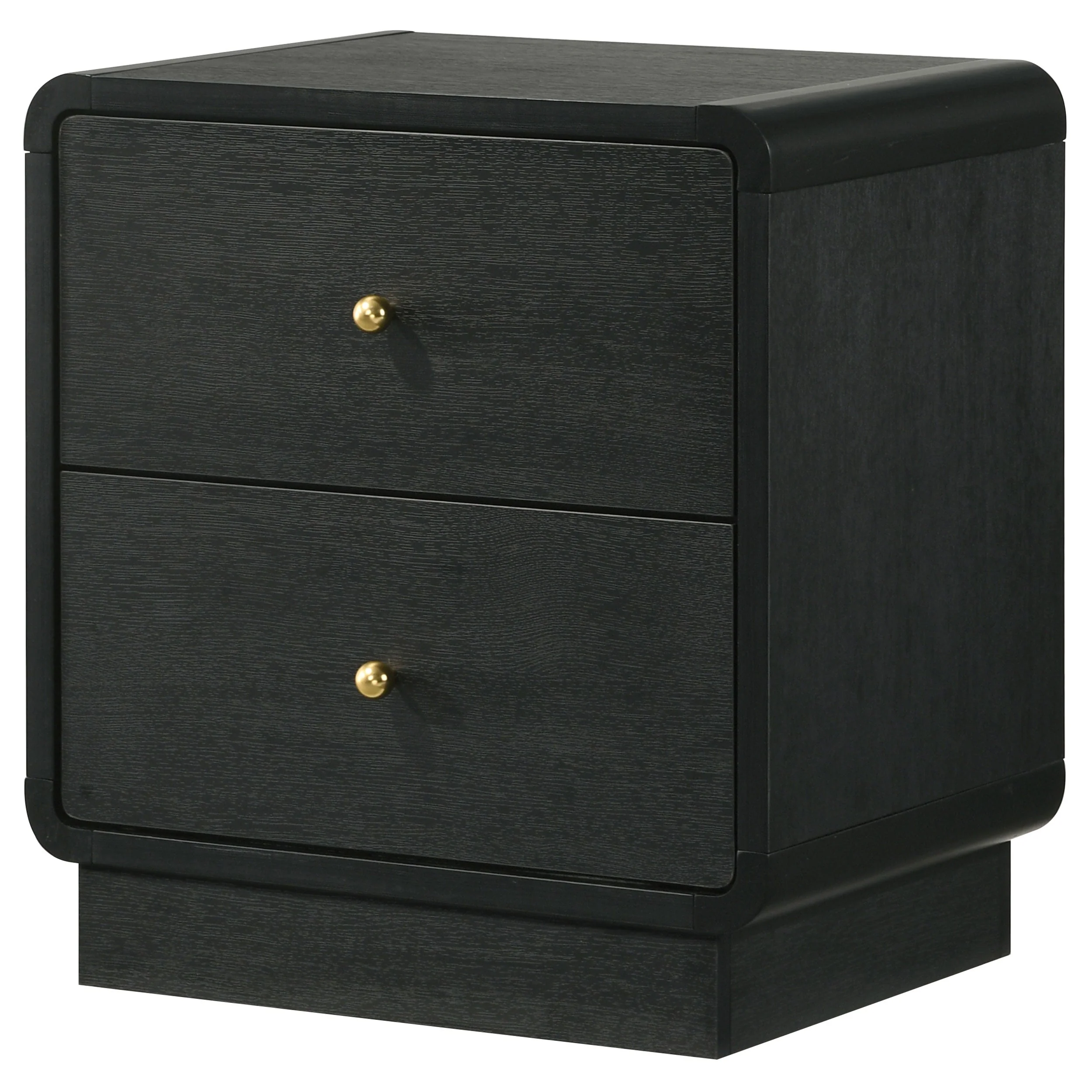 Cavelle 2-drawer Nightstand Bedside Table Black - Image 5