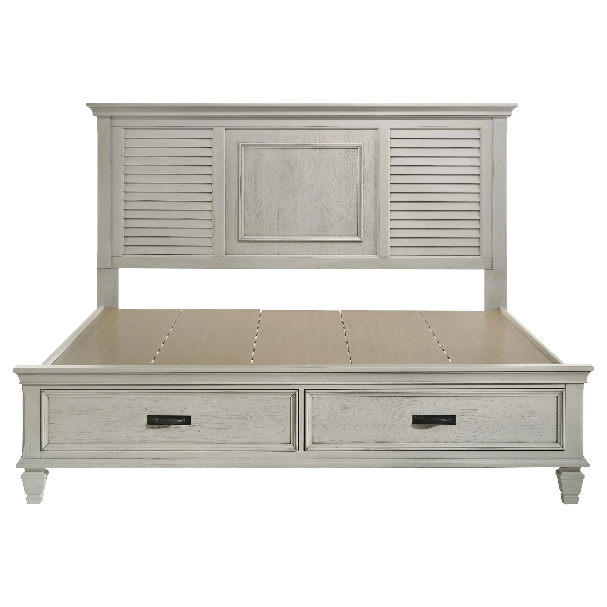 Franco Wood Storage Panel Bed Distressed - Image 10