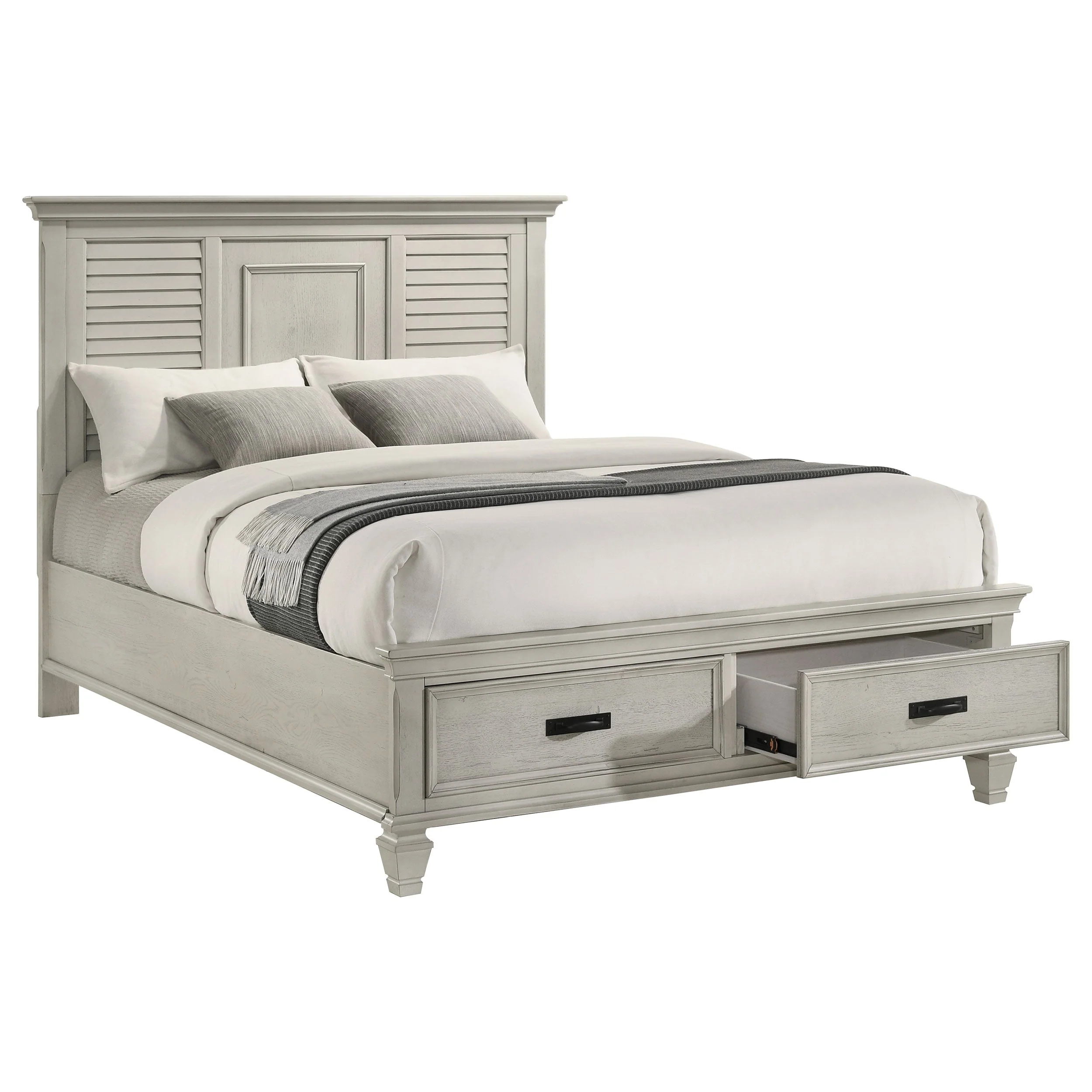 Franco Wood Storage Panel Bed Distressed - Image 7