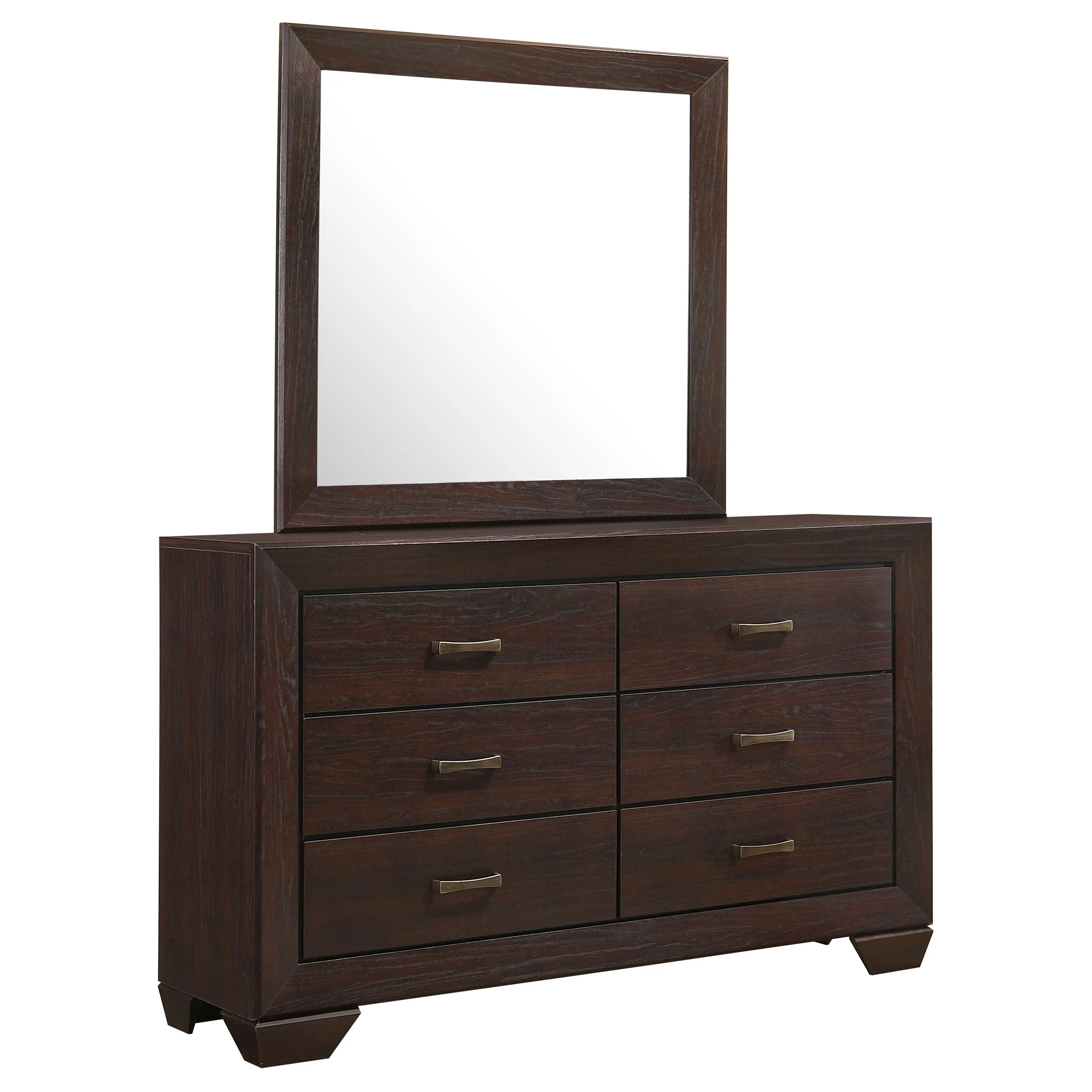 Kauffman 6-drawer Dresser with Mirror - Image 4