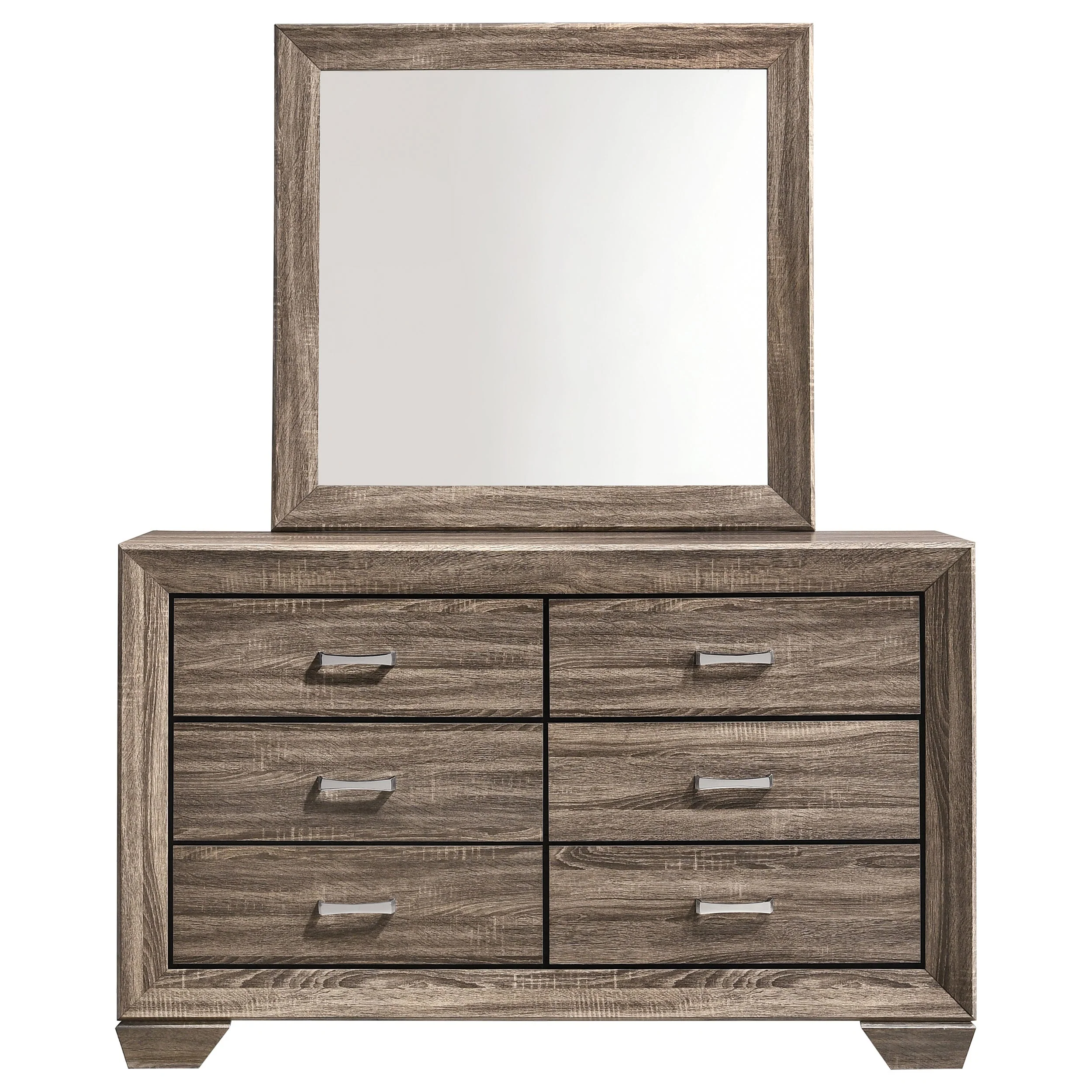 Kauffman 6-drawer Dresser with Mirror - Image 7