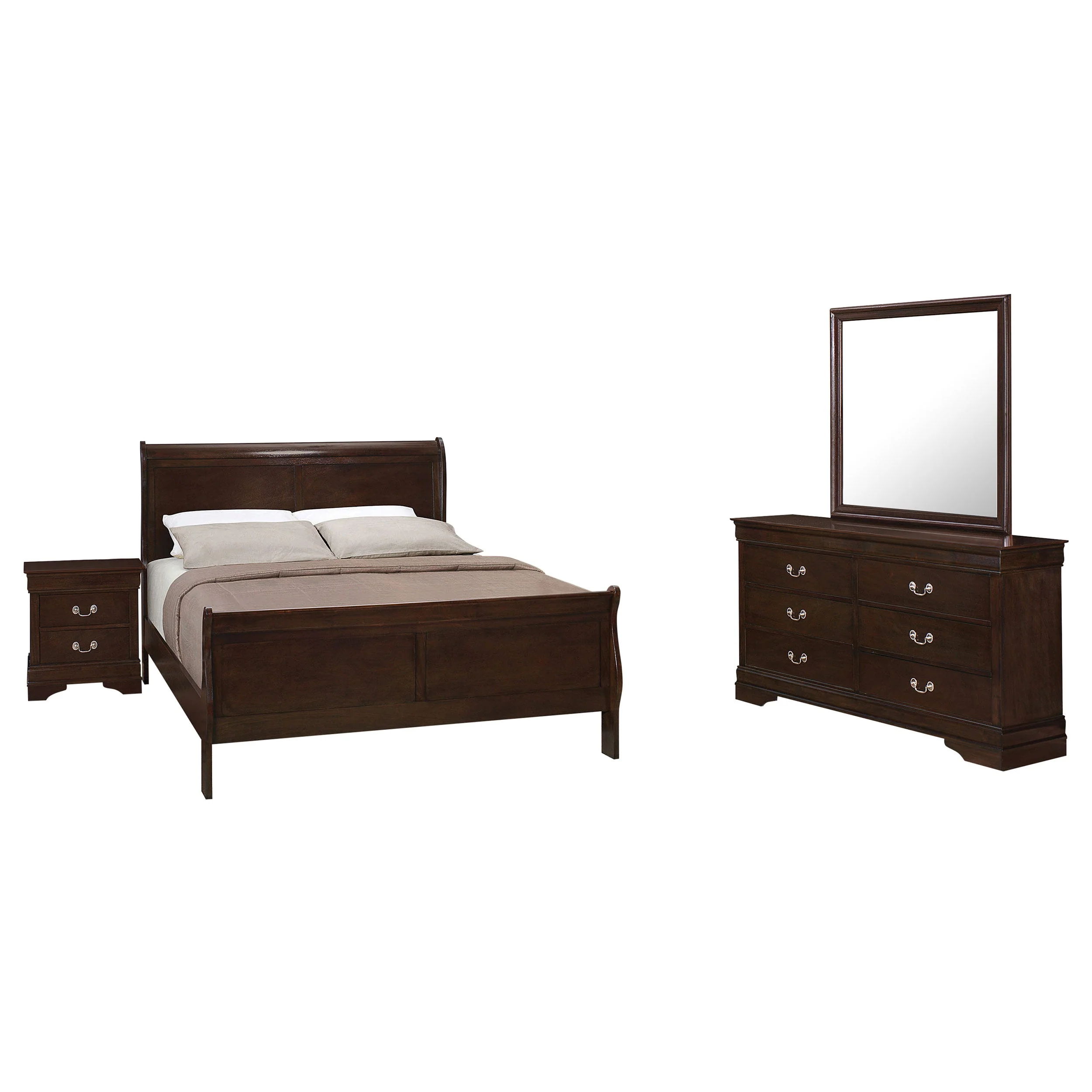 Louis Philippe Bedroom Set - Image 35