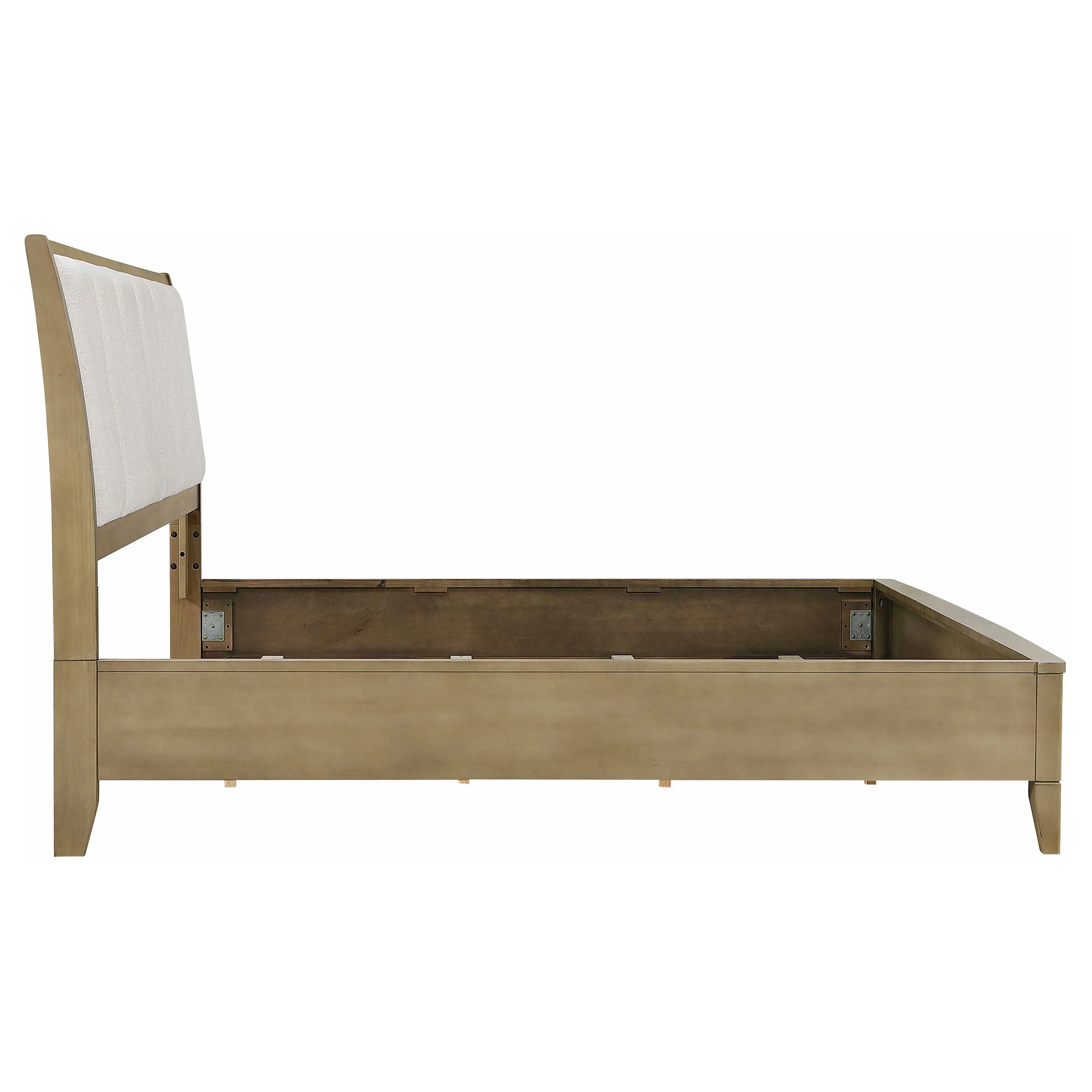 Granada Upholstered Panel Bed Natural Pine - Image 20