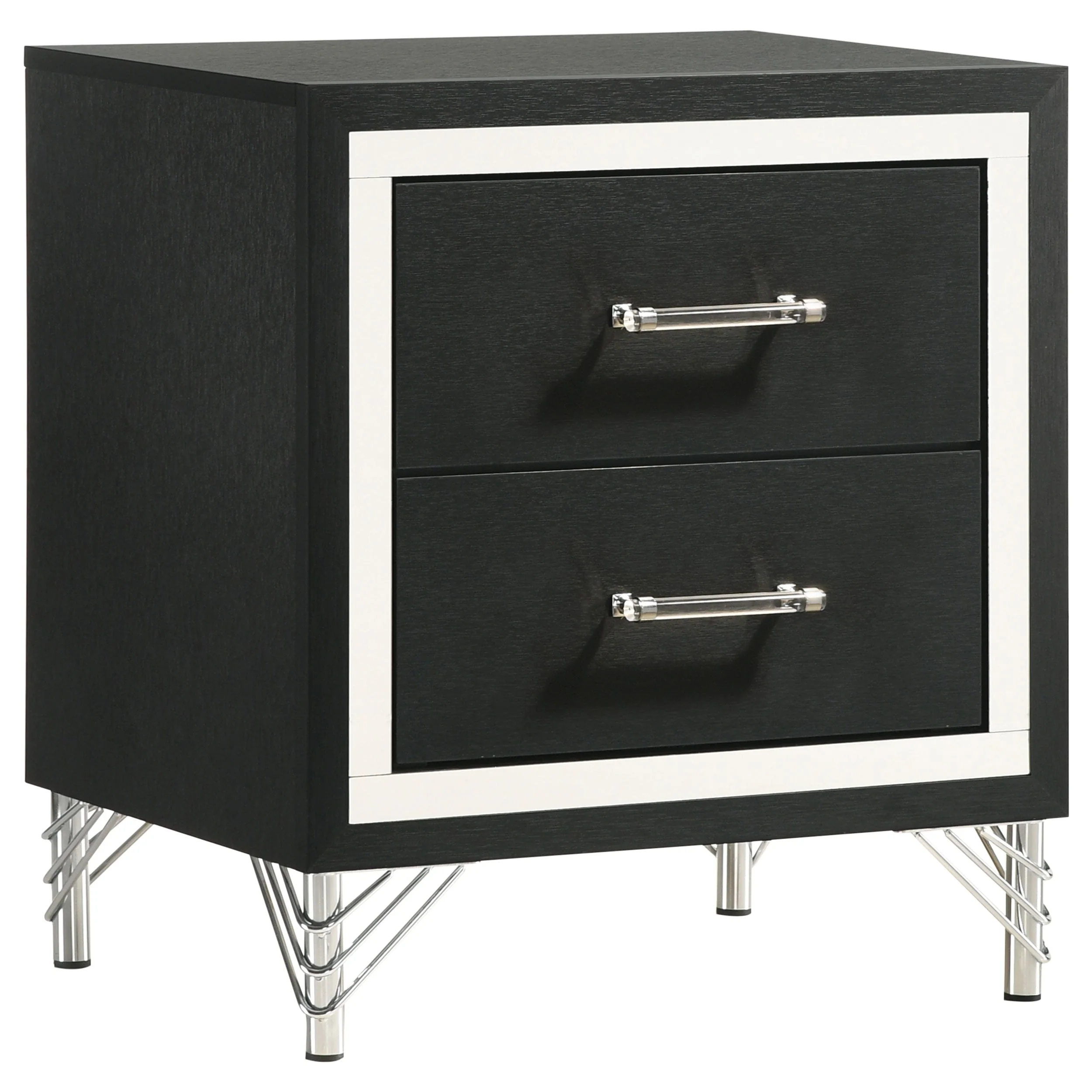 Lucia 2-drawer Nightstand Bedside Table - Image 3