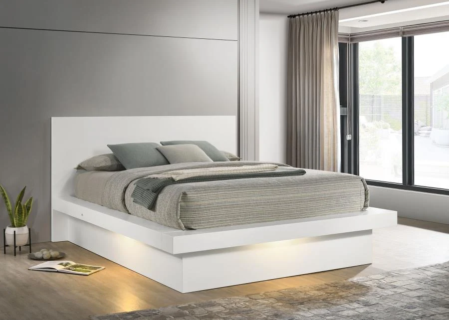 Jessica Wood LED Panel Bed - Image 3