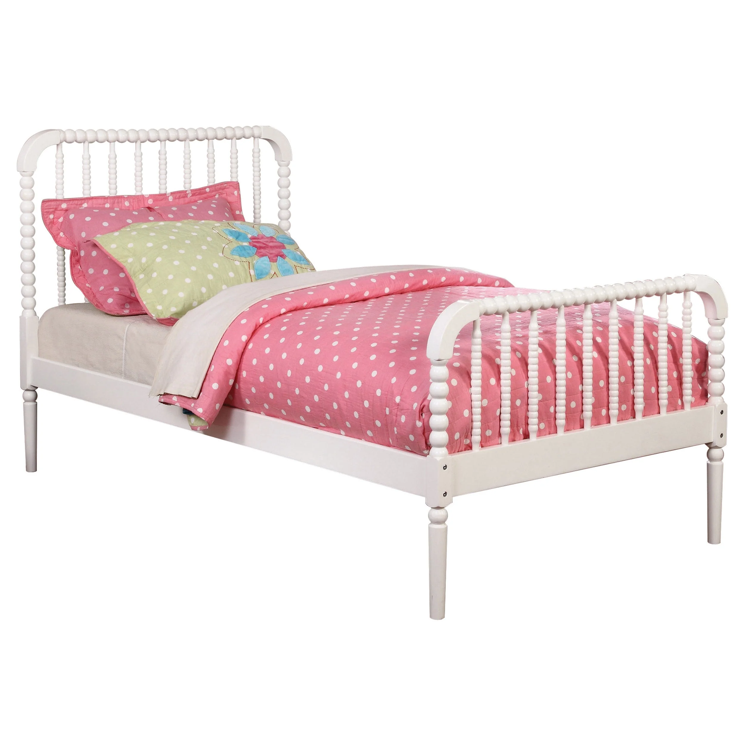 Jones Wood Twin Open Frame Bed - Image 3