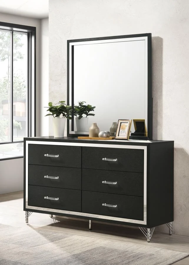 Lucia 6-drawer Dresser and Mirror - Image 2