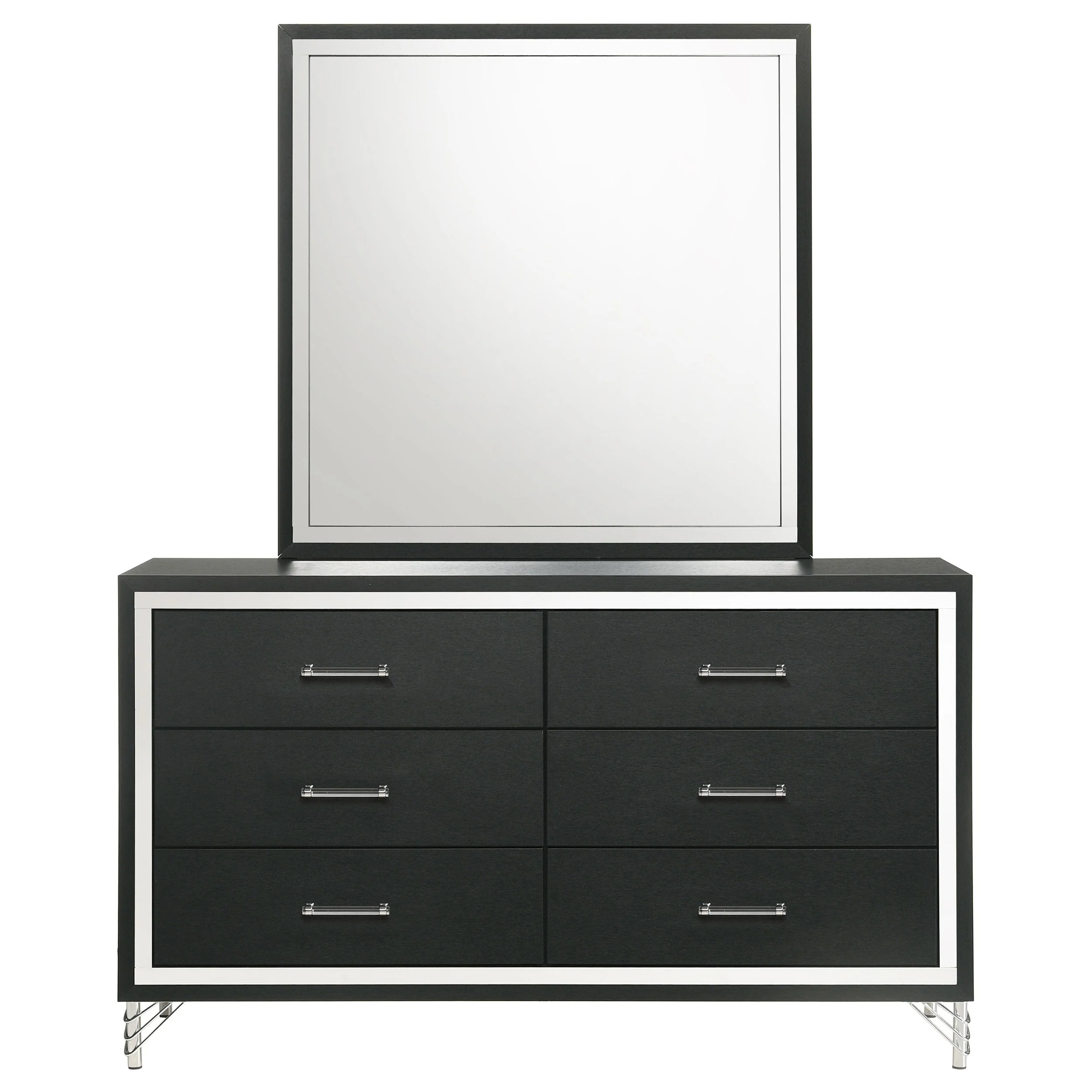 Lucia 6-drawer Dresser and Mirror - Image 7