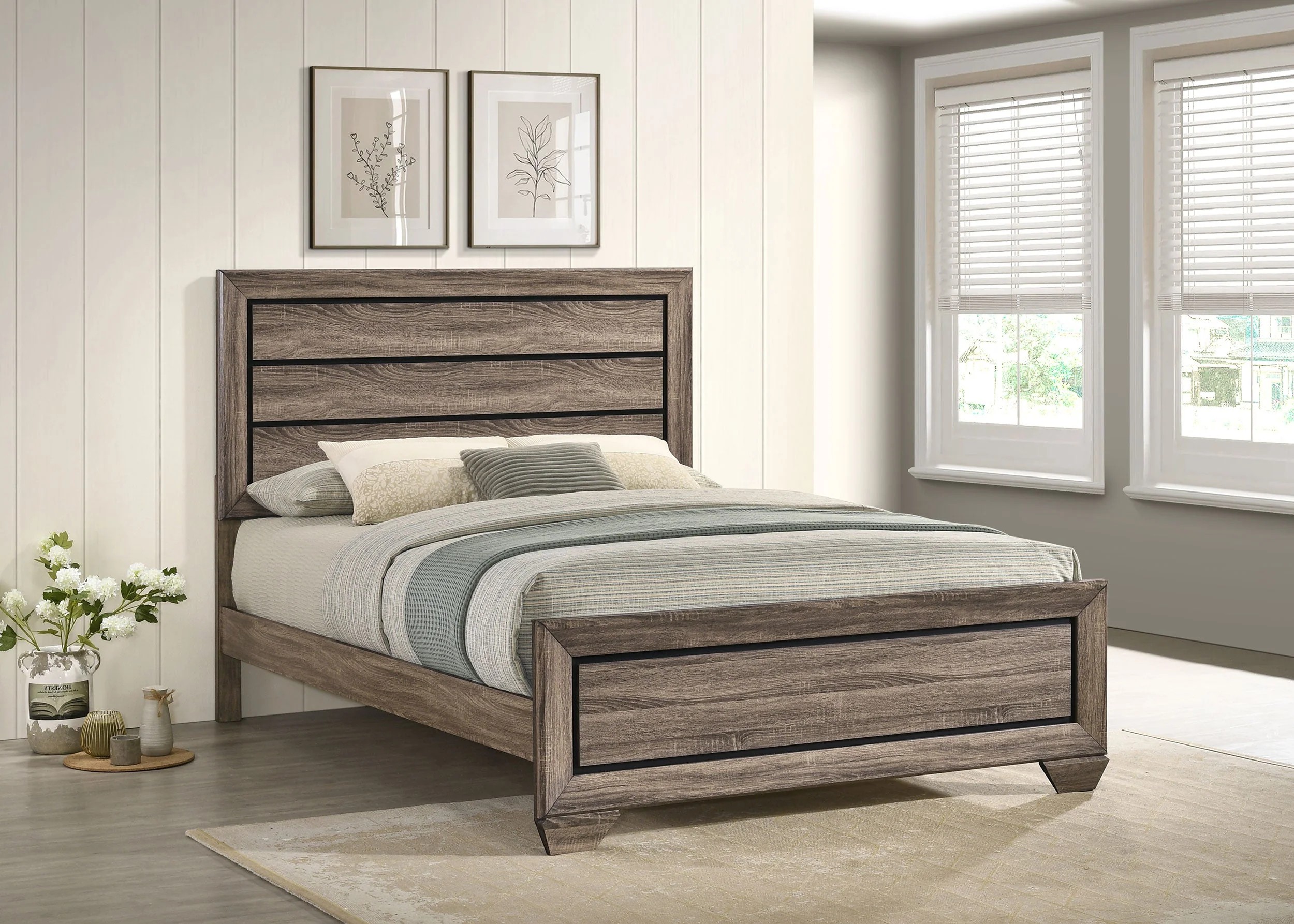Kauffman Wood Panel Bed - Image 13