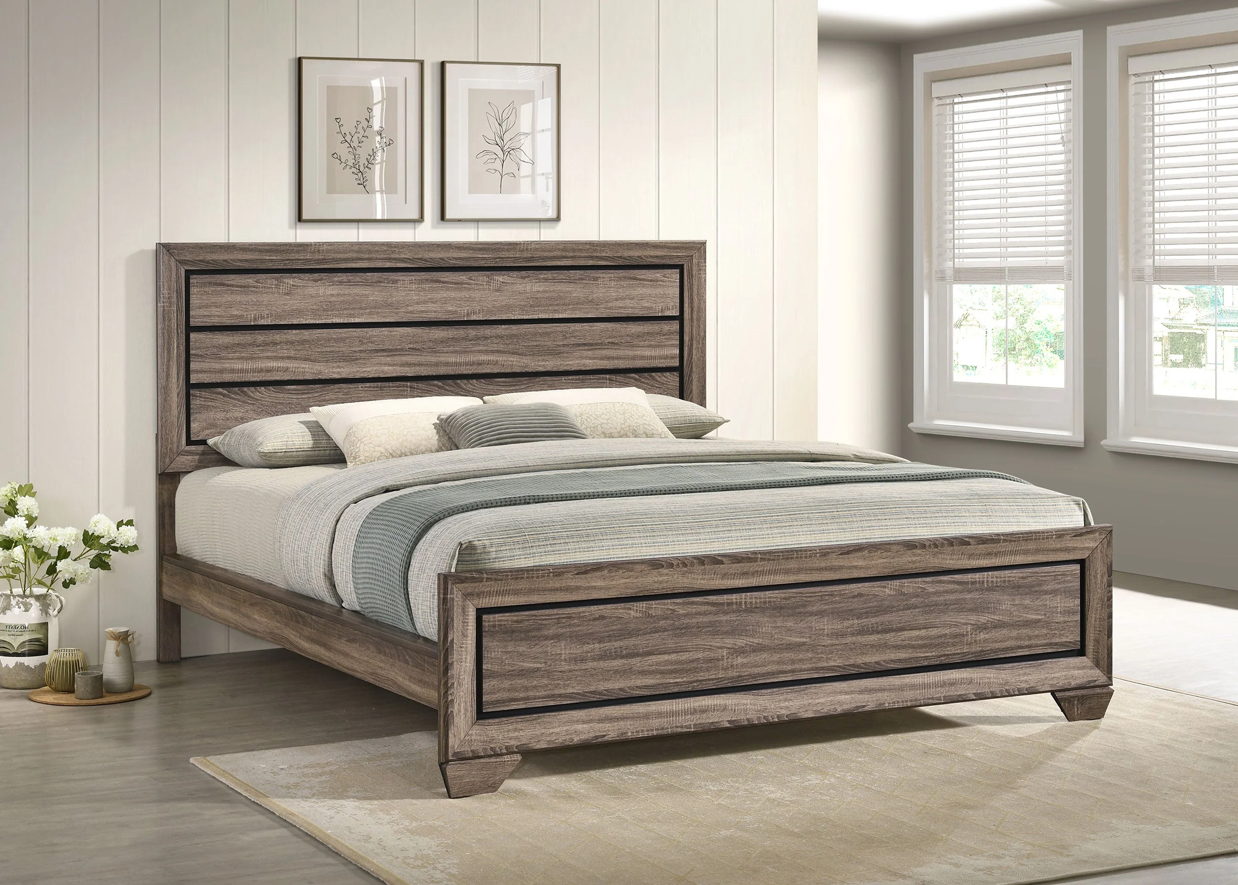 Kauffman Wood Panel Bed - Image 15