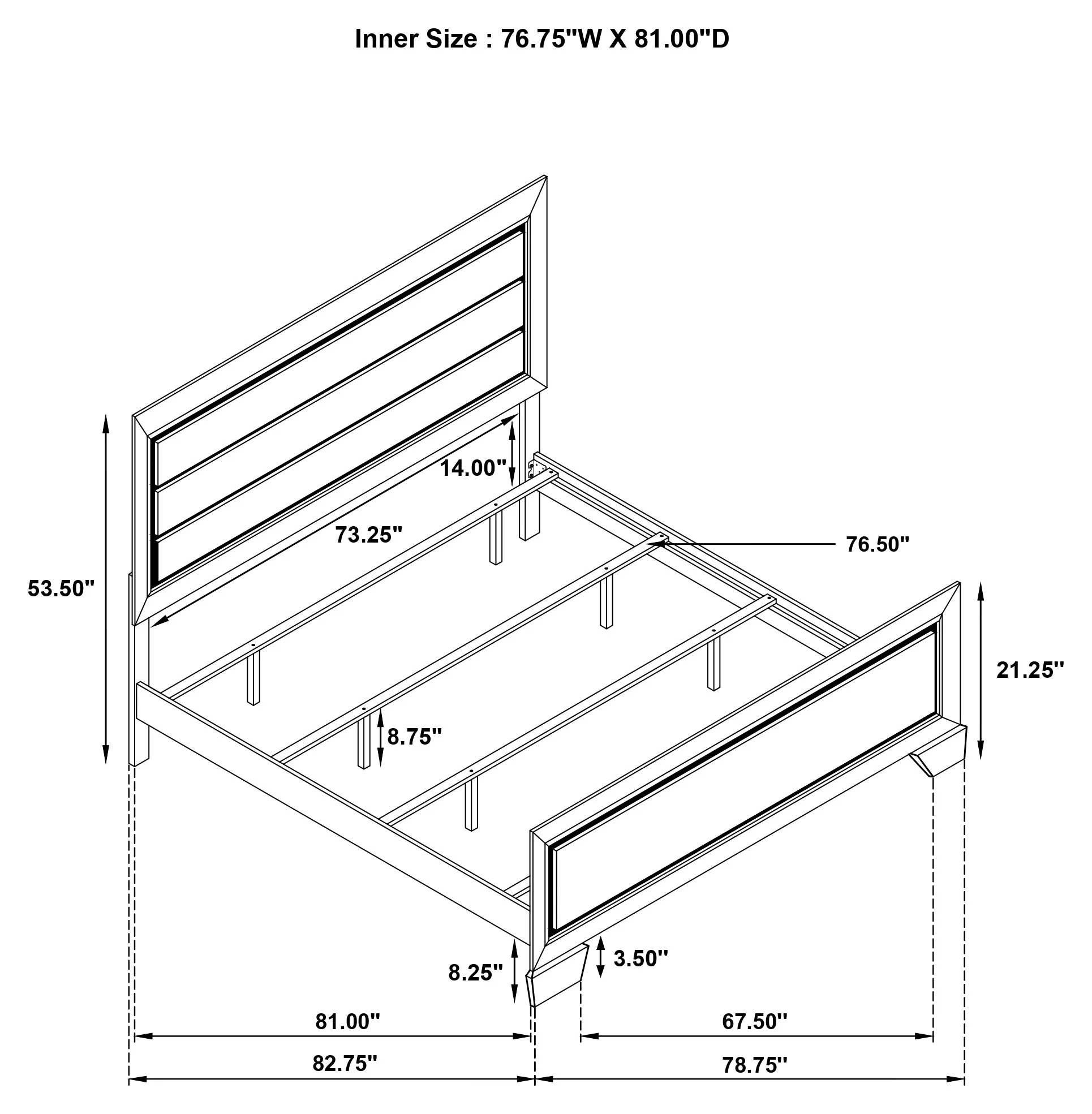 Kauffman Wood Panel Bed - Image 56