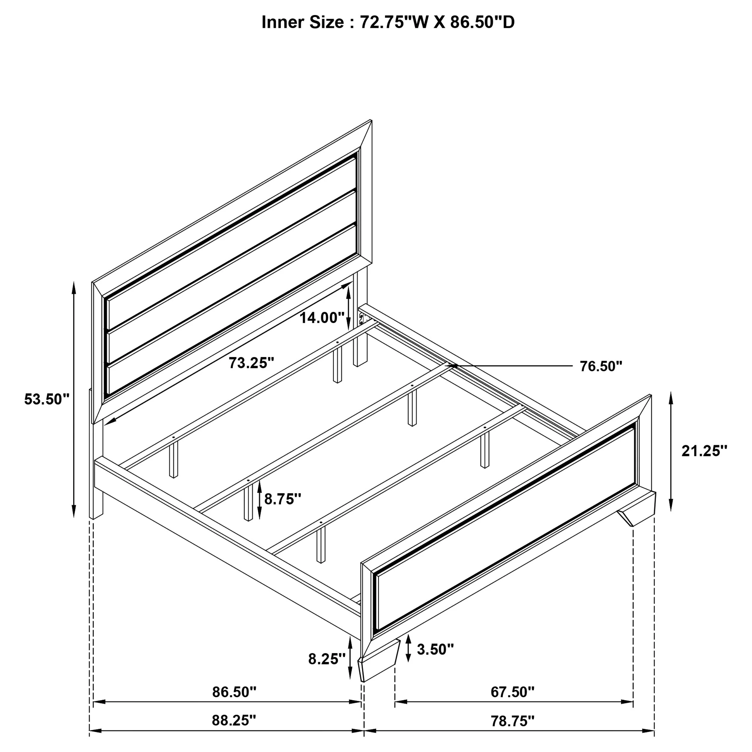 Kauffman Wood Panel Bed - Image 57