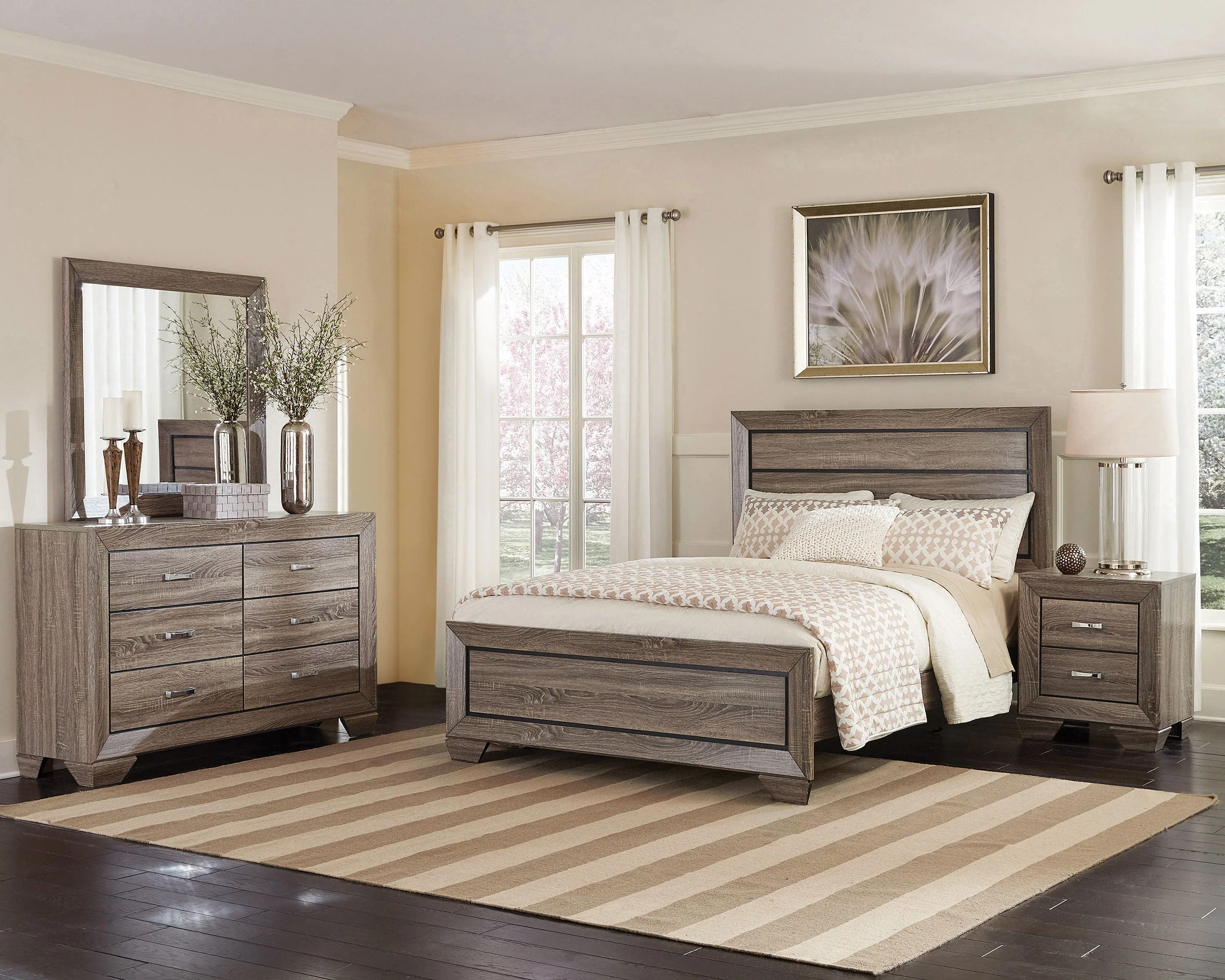 Kauffman Wood Panel Bed - Image 62