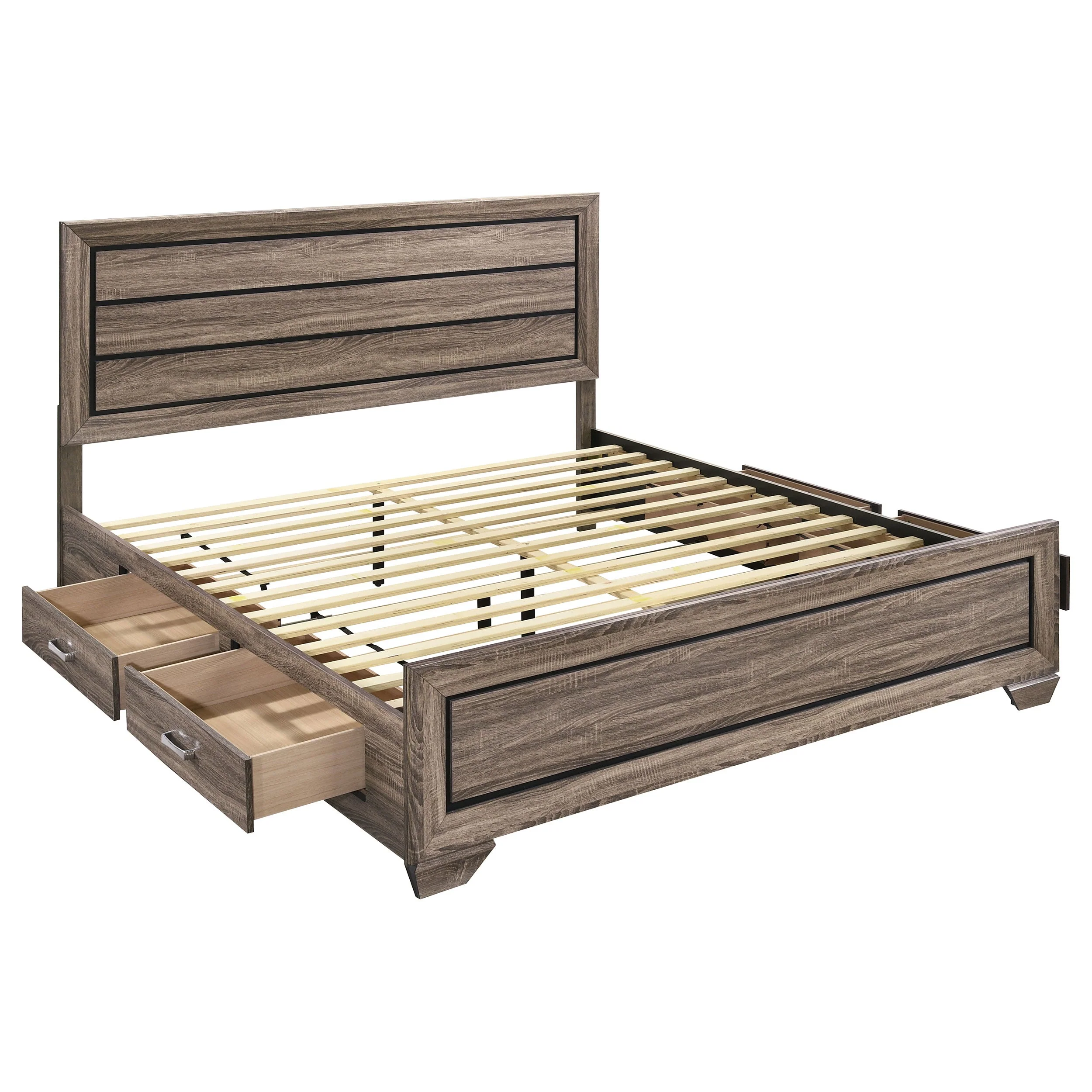 Kauffman Wood Storage Panel Bed - Image 8