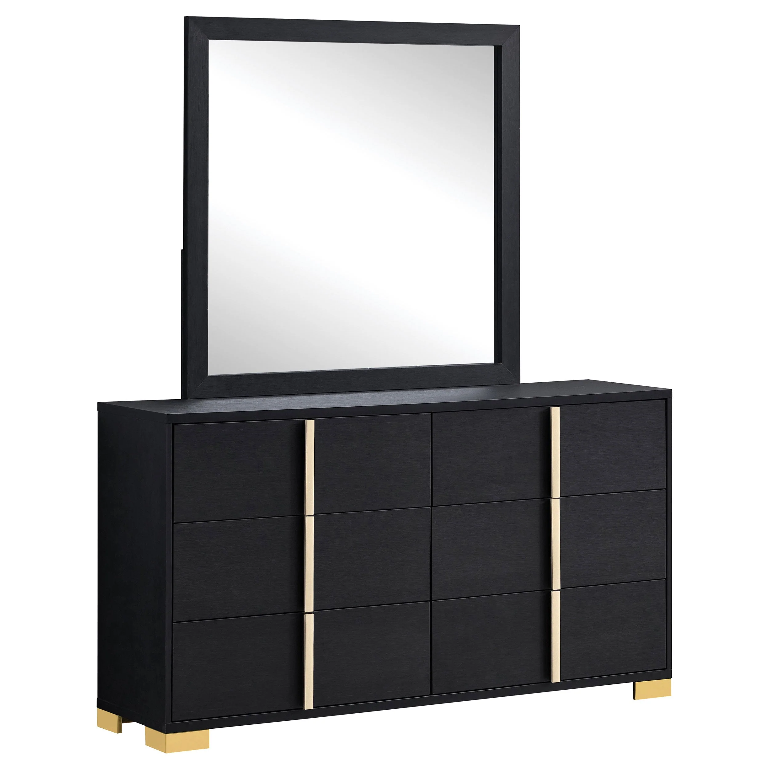 Marceline 6-drawer Dresser with Mirror - Image 3