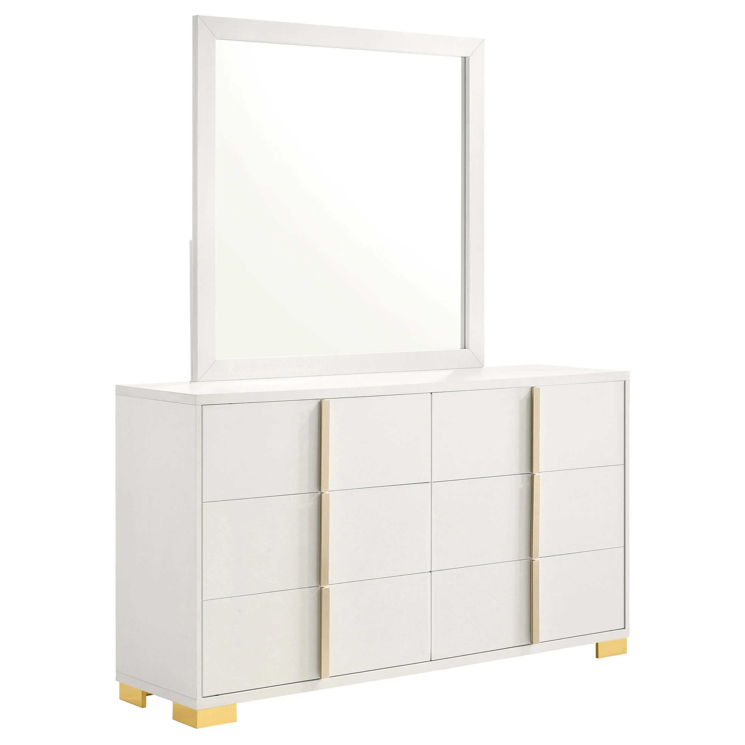 Marceline 6-drawer Dresser with Mirror - Image 4