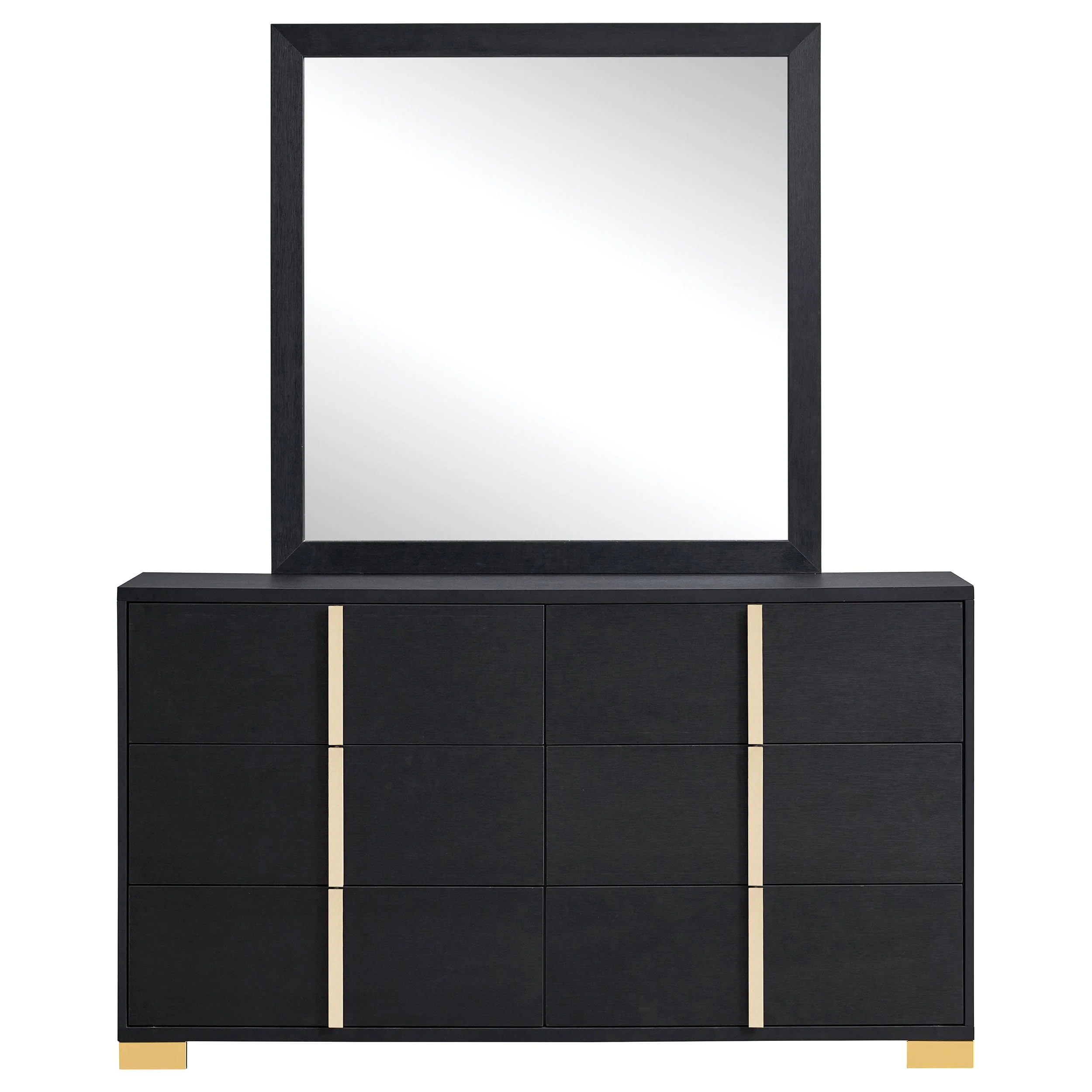 Marceline 6-drawer Dresser with Mirror - Image 7