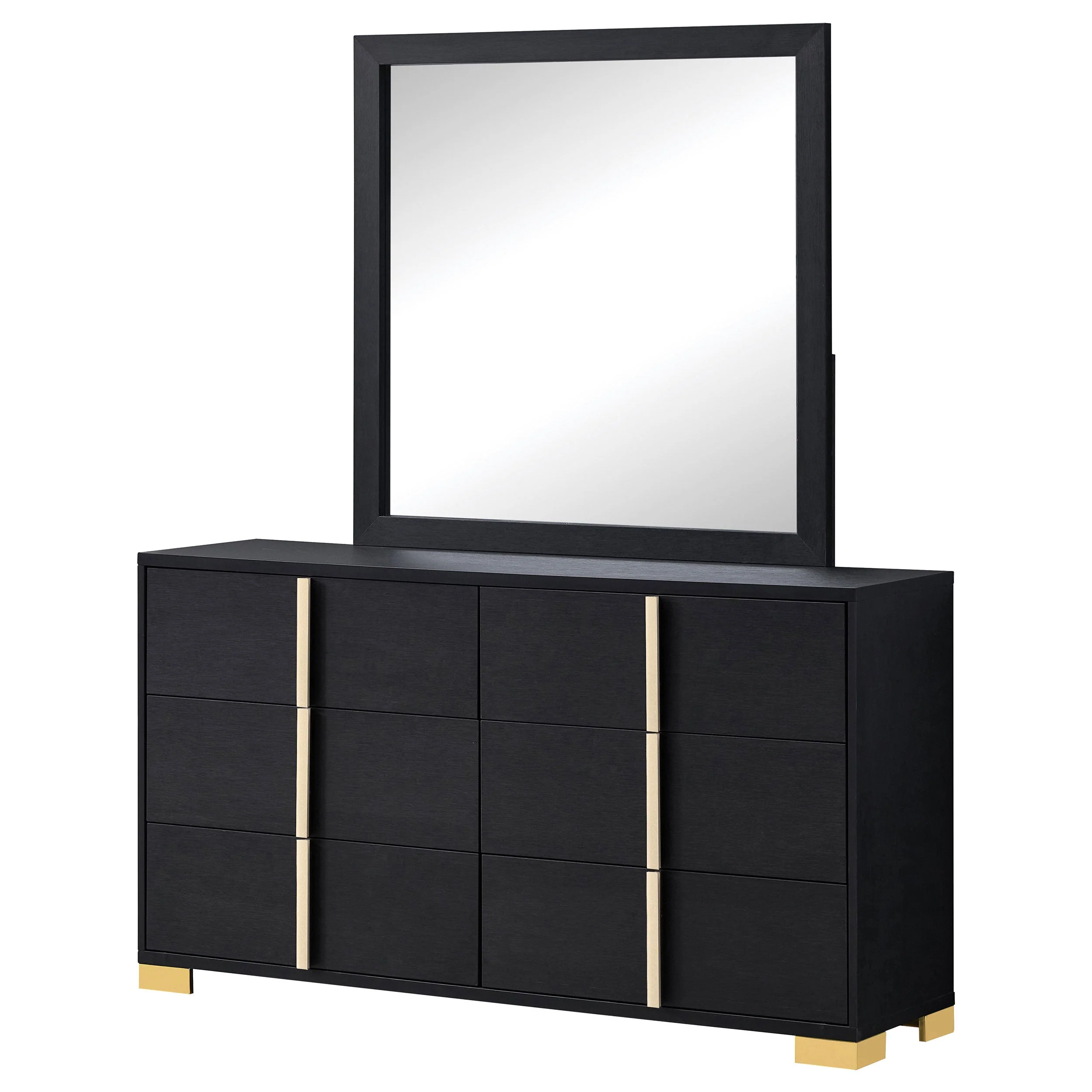 Marceline 6-drawer Dresser with Mirror - Image 9