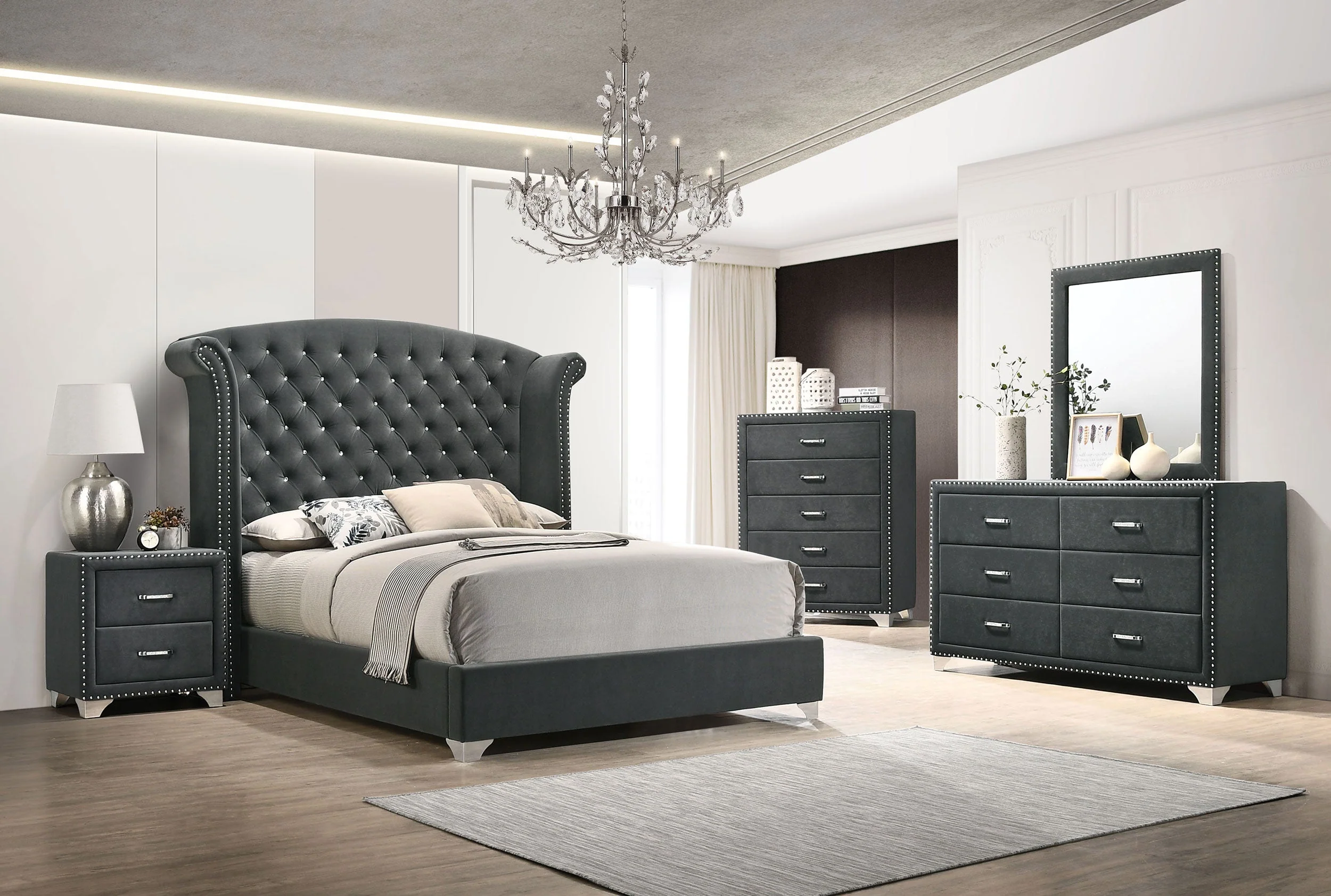 Melody 6-drawer Upholstered Dresser - Image 13