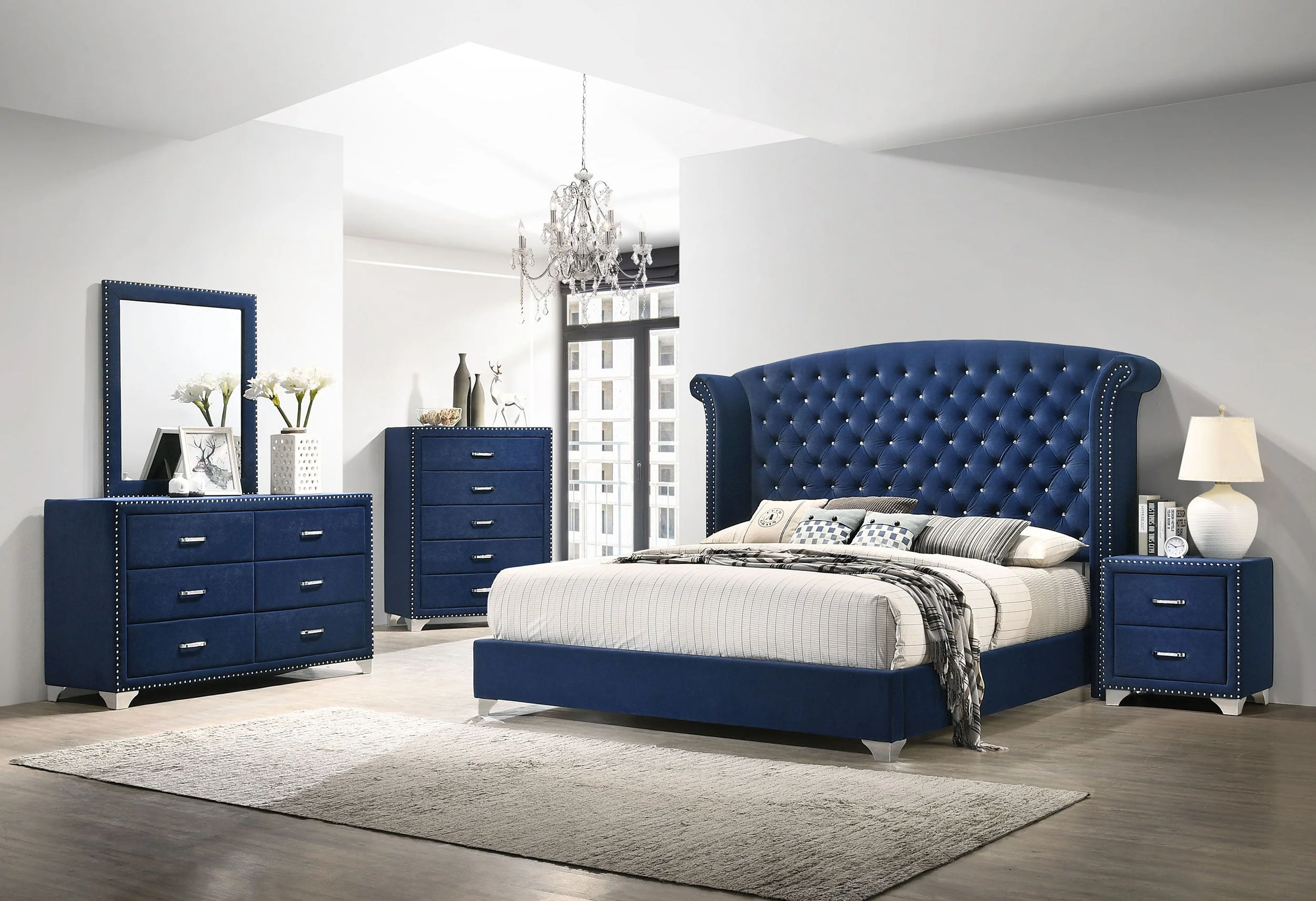 Melody 6-drawer Upholstered Dresser - Image 14