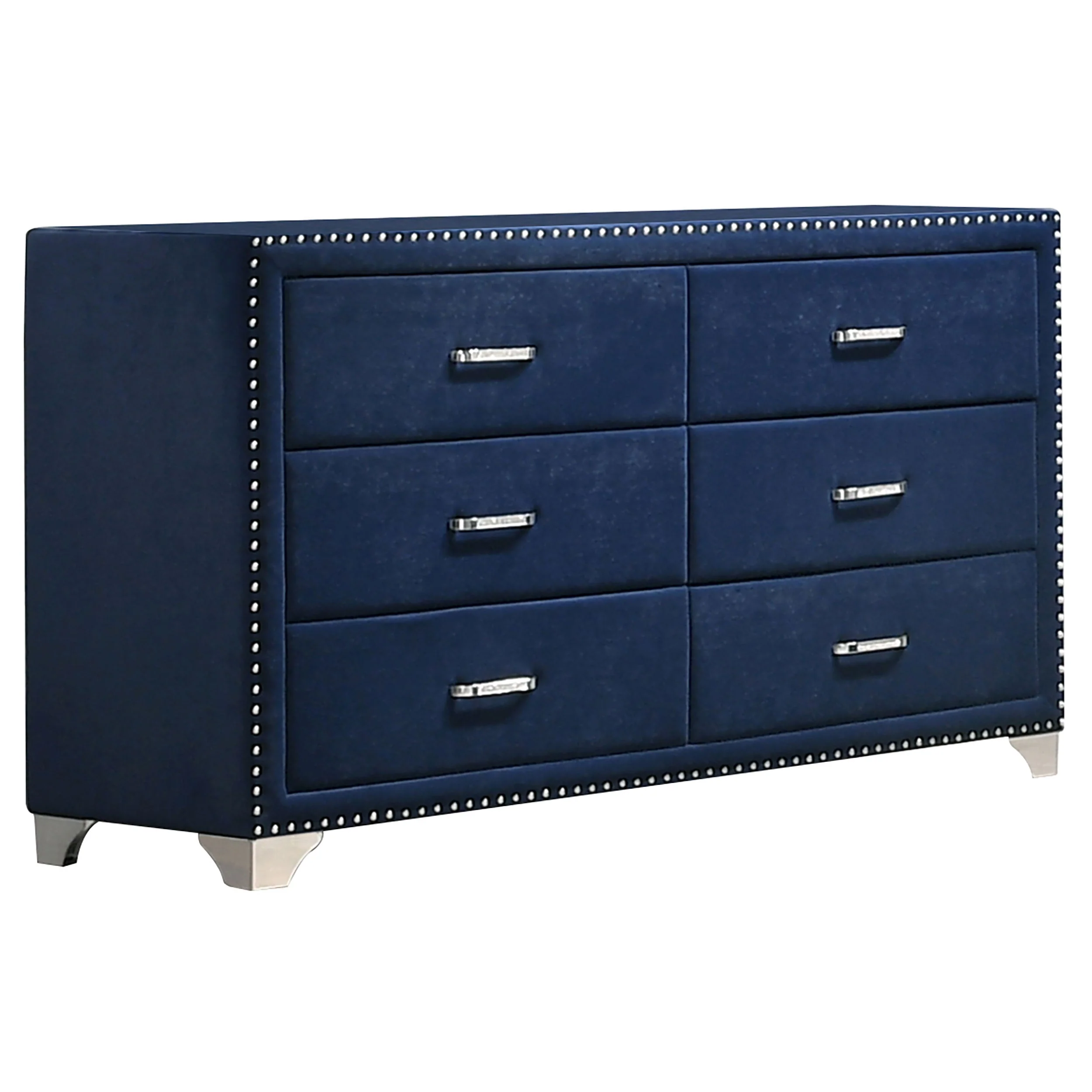 Melody 6-drawer Upholstered Dresser - Image 4