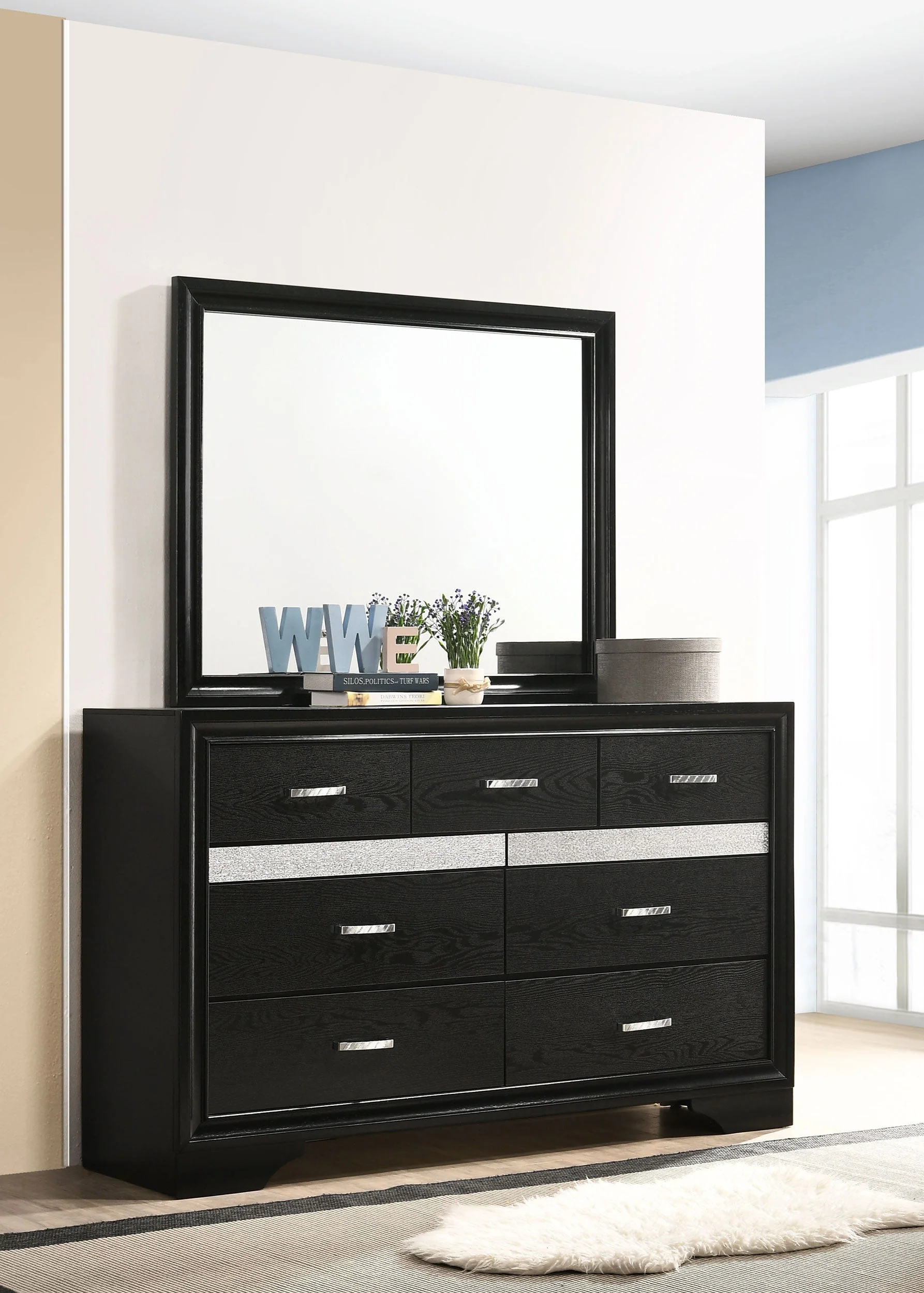 Miranda 7-drawer Dresser with Mirror - Image 6