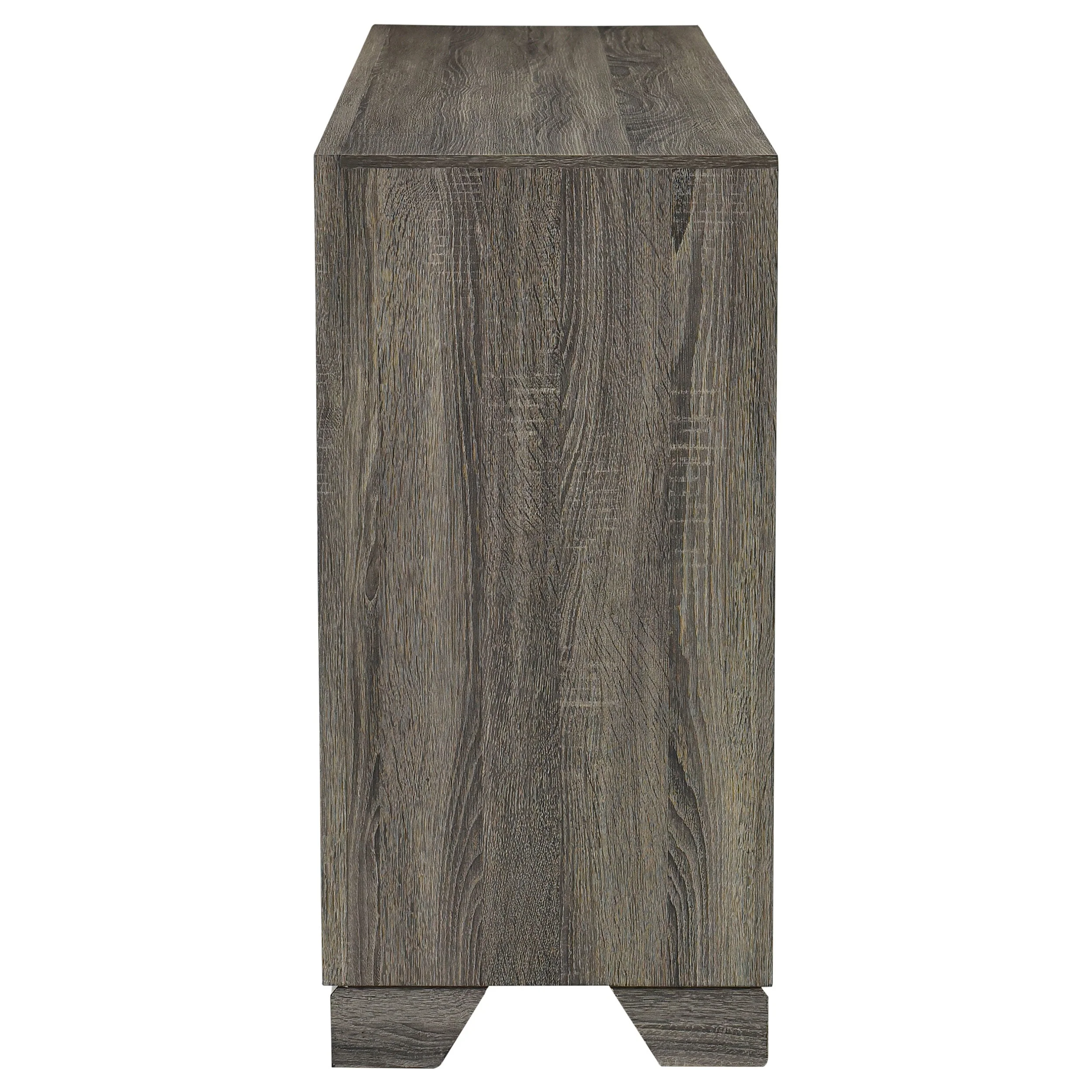 Wright 6-drawer Dresser Cabinet Brown Oak - Image 6