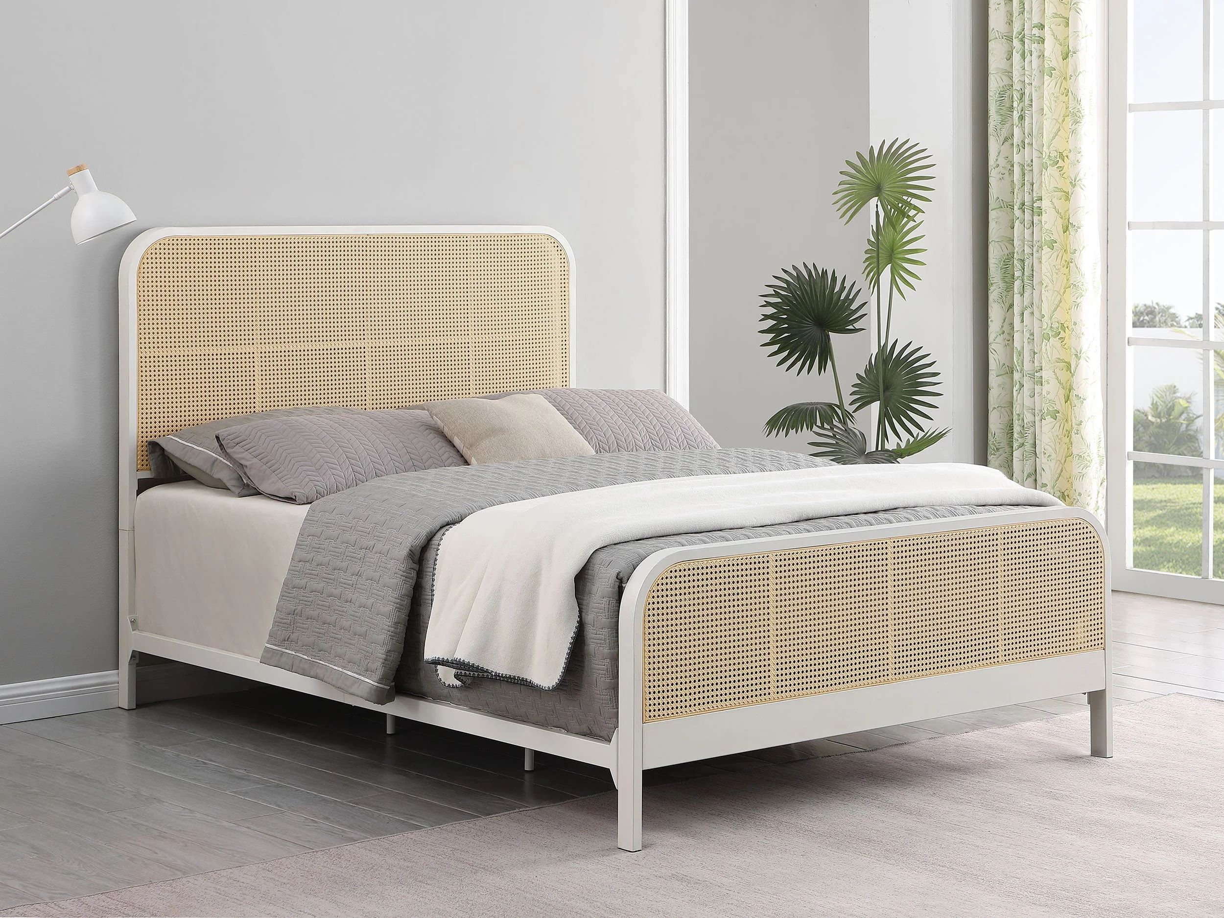 Lanewood Open Cane Webbing Metal Bed - Image 9