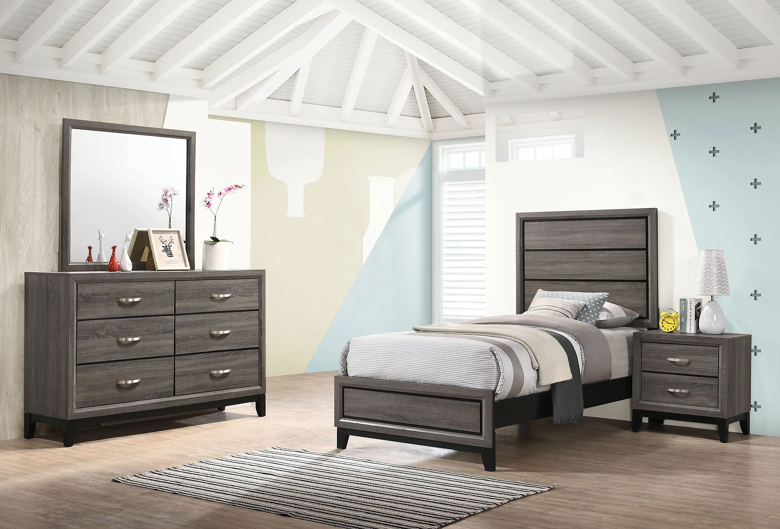 Watson Bedroom Set Grey Oak - Image 19