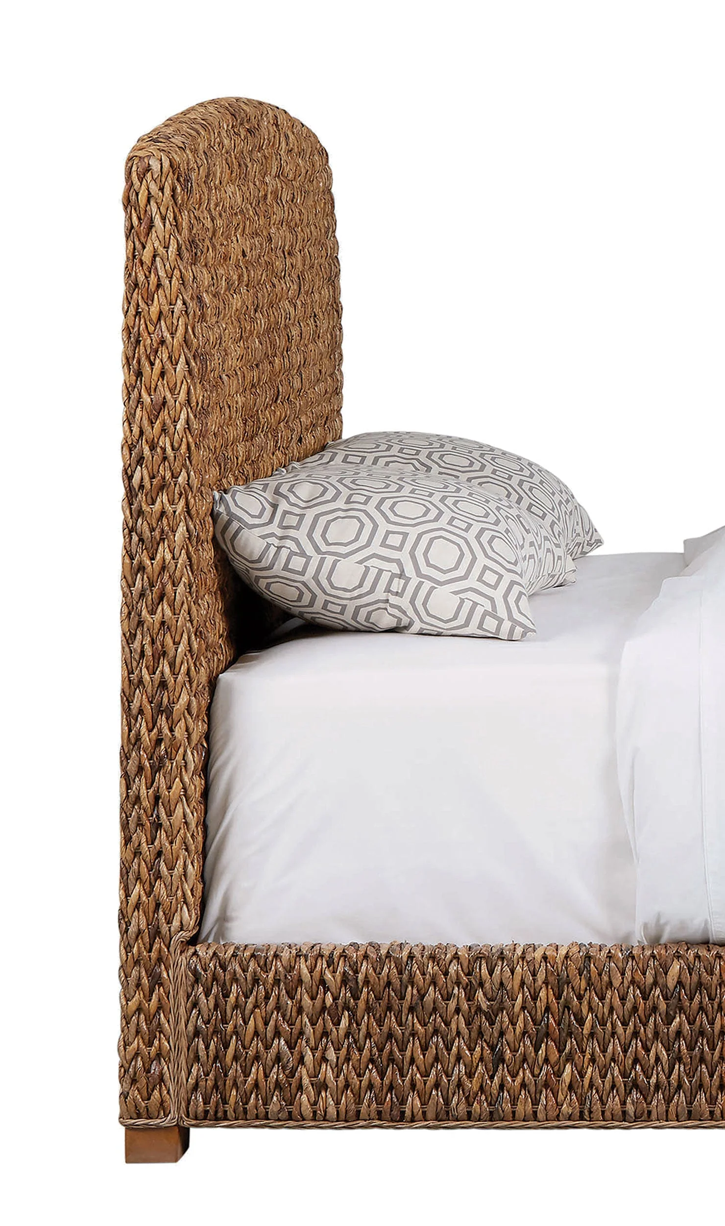Laughton Banana Leaf Panel Bed Amber - Image 12