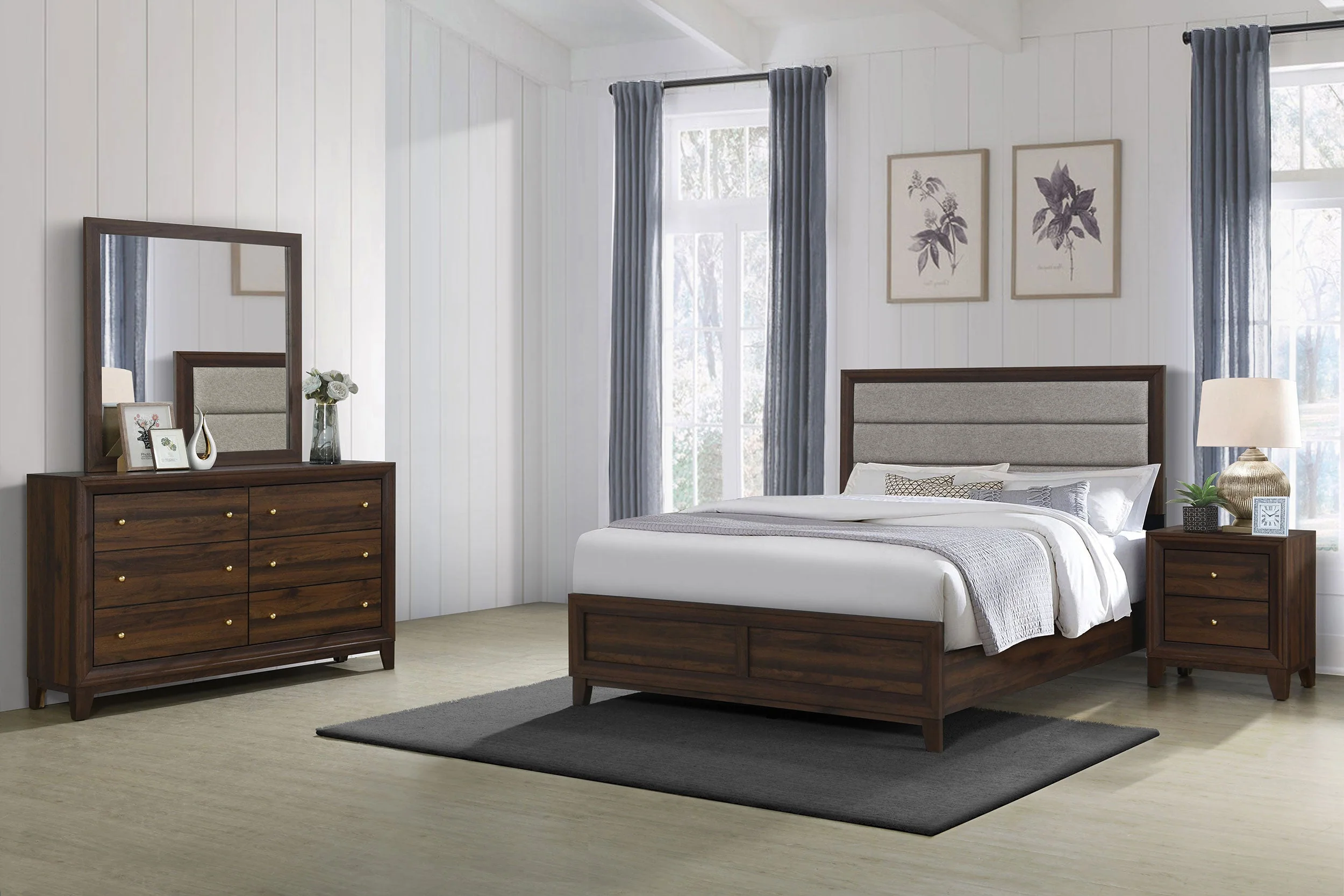 Welsley Bedroom Set Walnut - Image 11