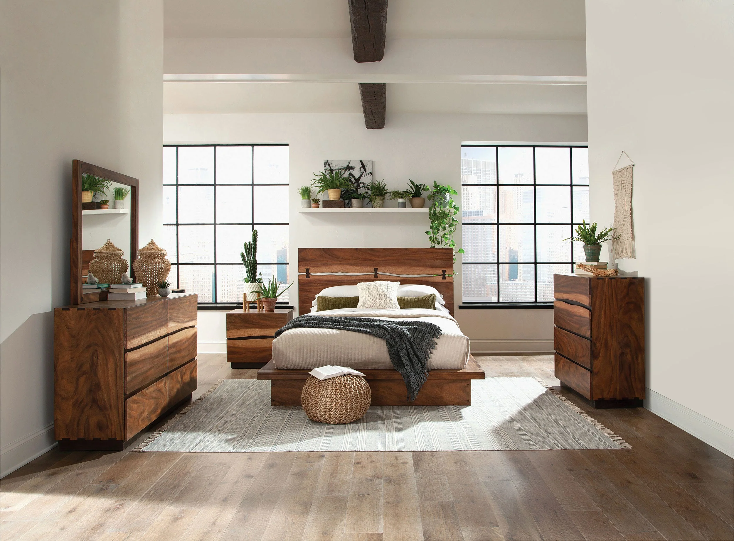 Winslow Bedroom Set Smokey Walnut - Image 8