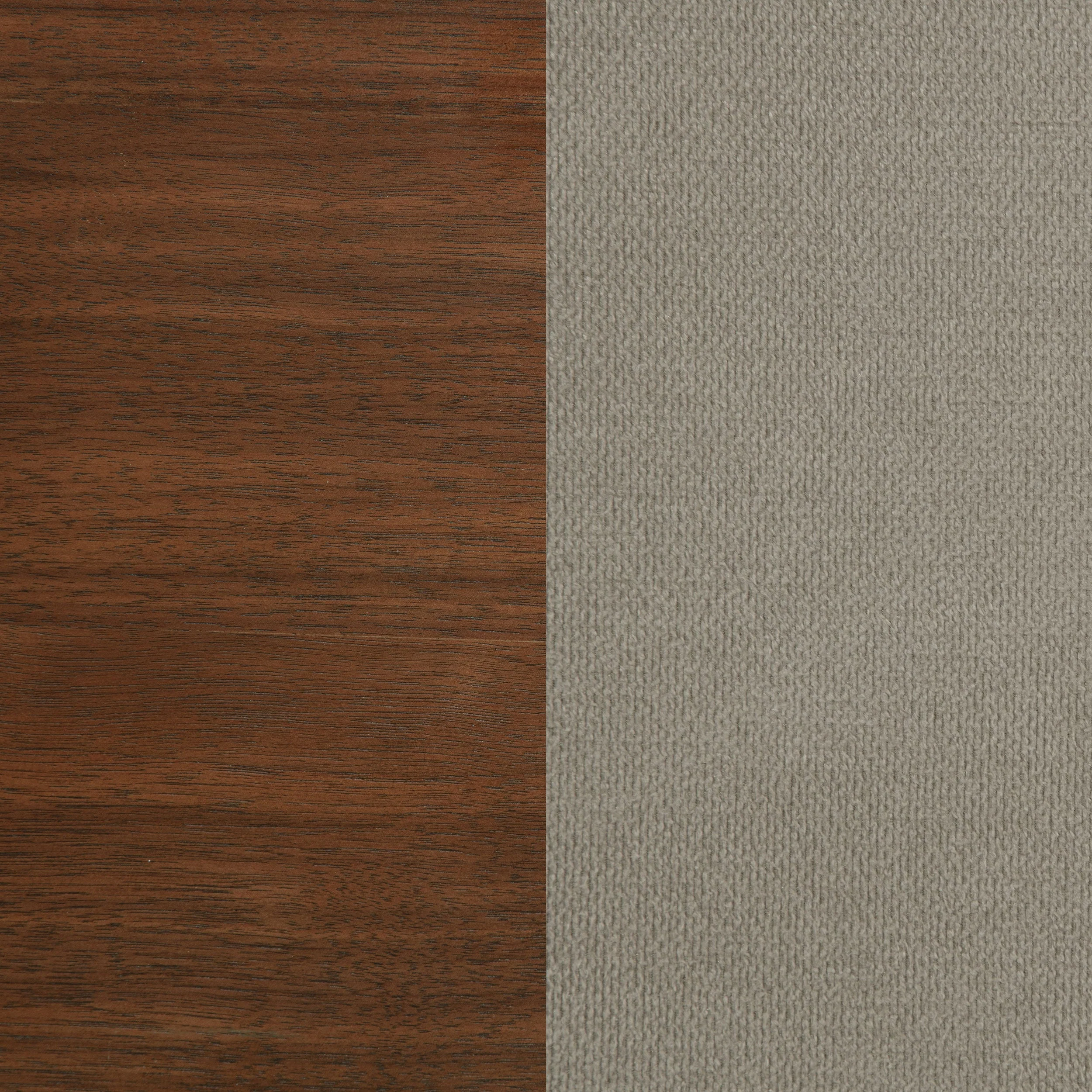 Maderia 57-inch Upholstered Panel Bed Walnut - Image 31