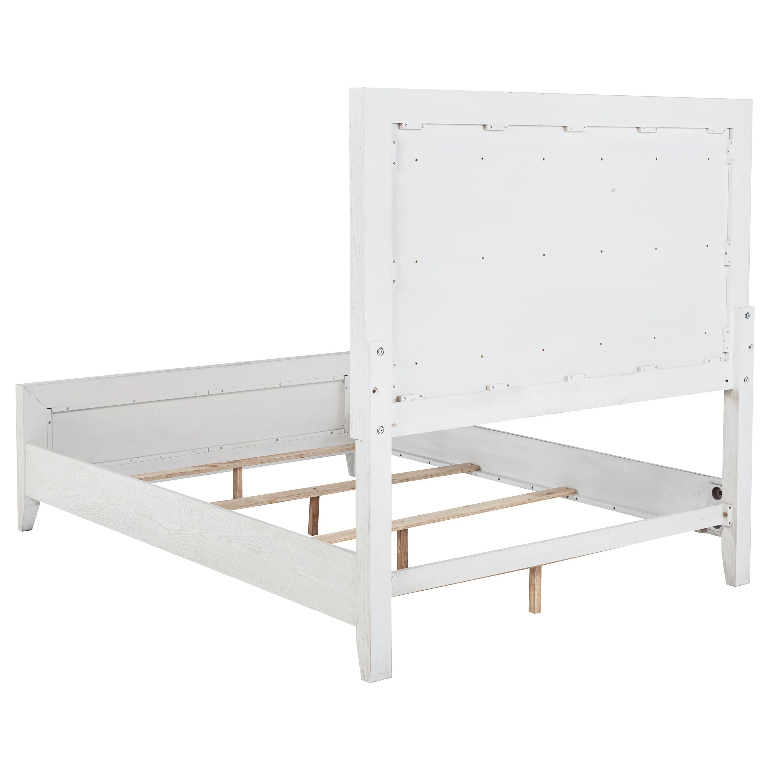 Marielle Upholstered Panel Bed Distressed - Image 16