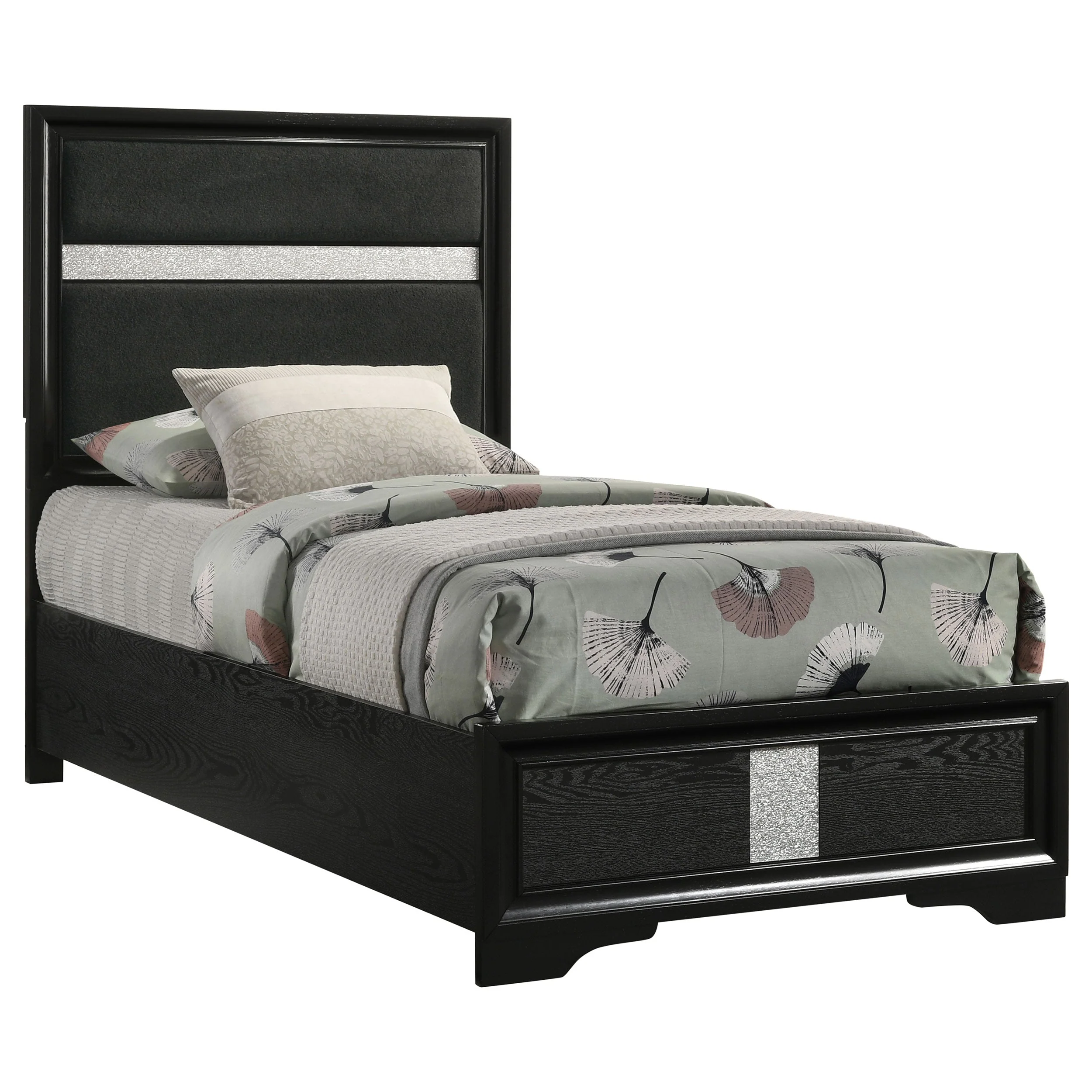 Miranda 54-inch Upholstered Panel Bed - Image 40