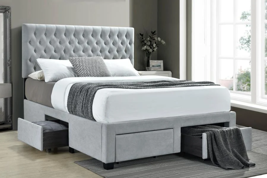 Soledad Upholstered Storage Panel Bed