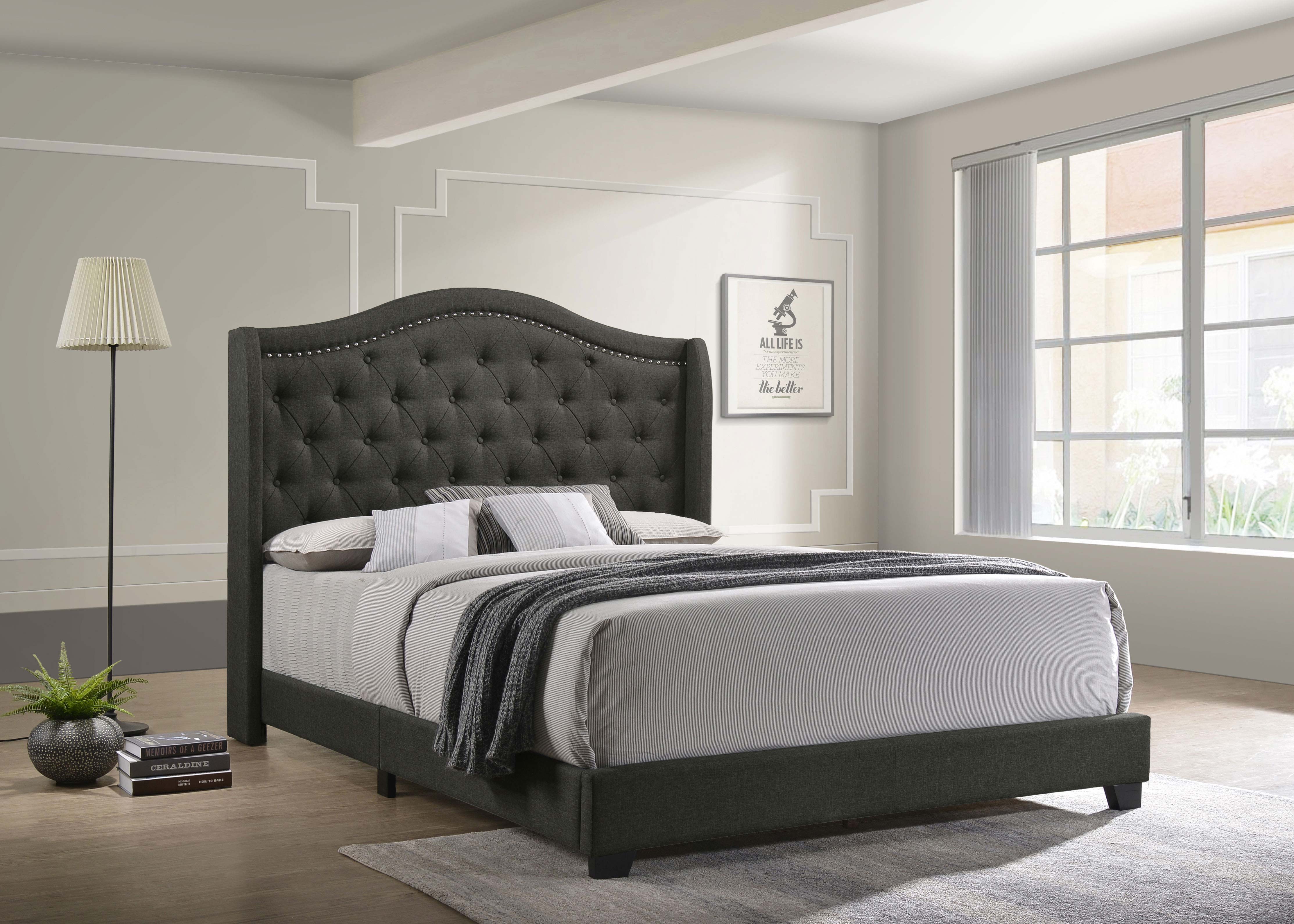 Sonoma Upholstered Wingback Bed - Image 14