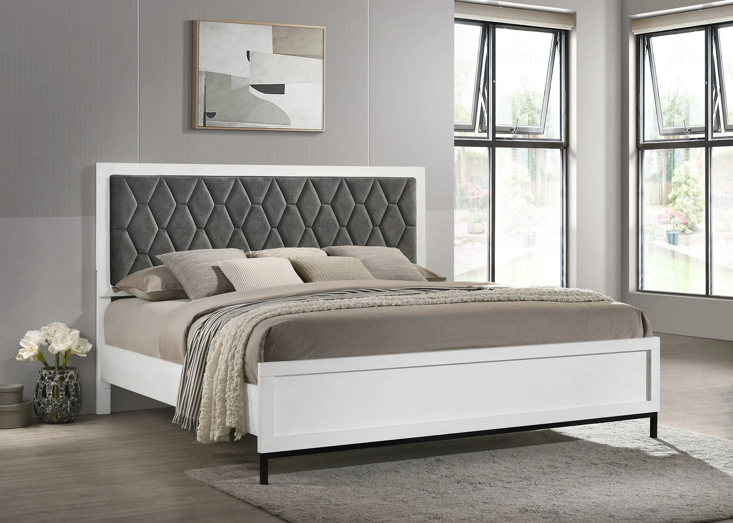 Sonora Upholstered Panel Bed - Image 8