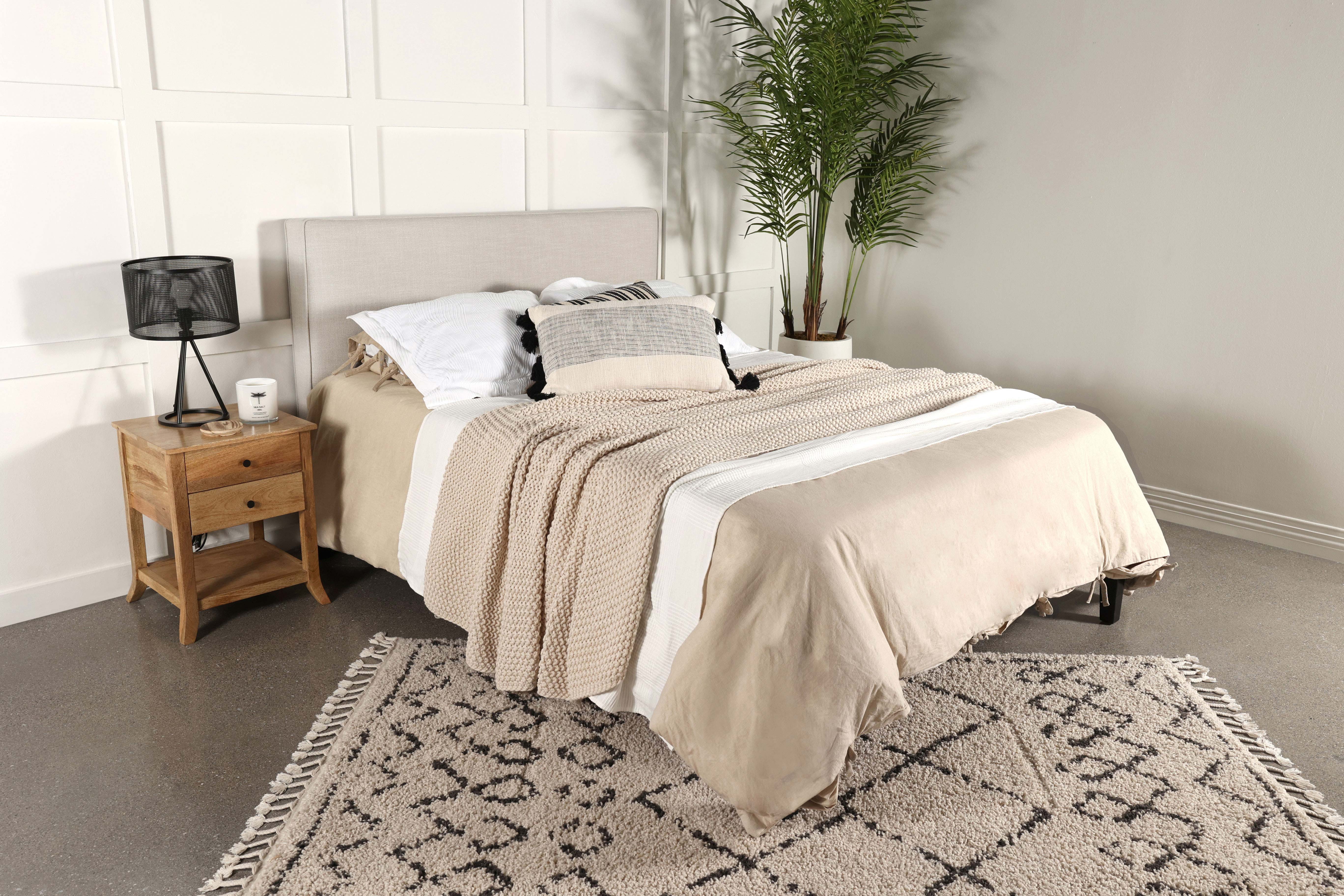 Kosmo Upholstered or Full Panel Headboard Sand - Image 32