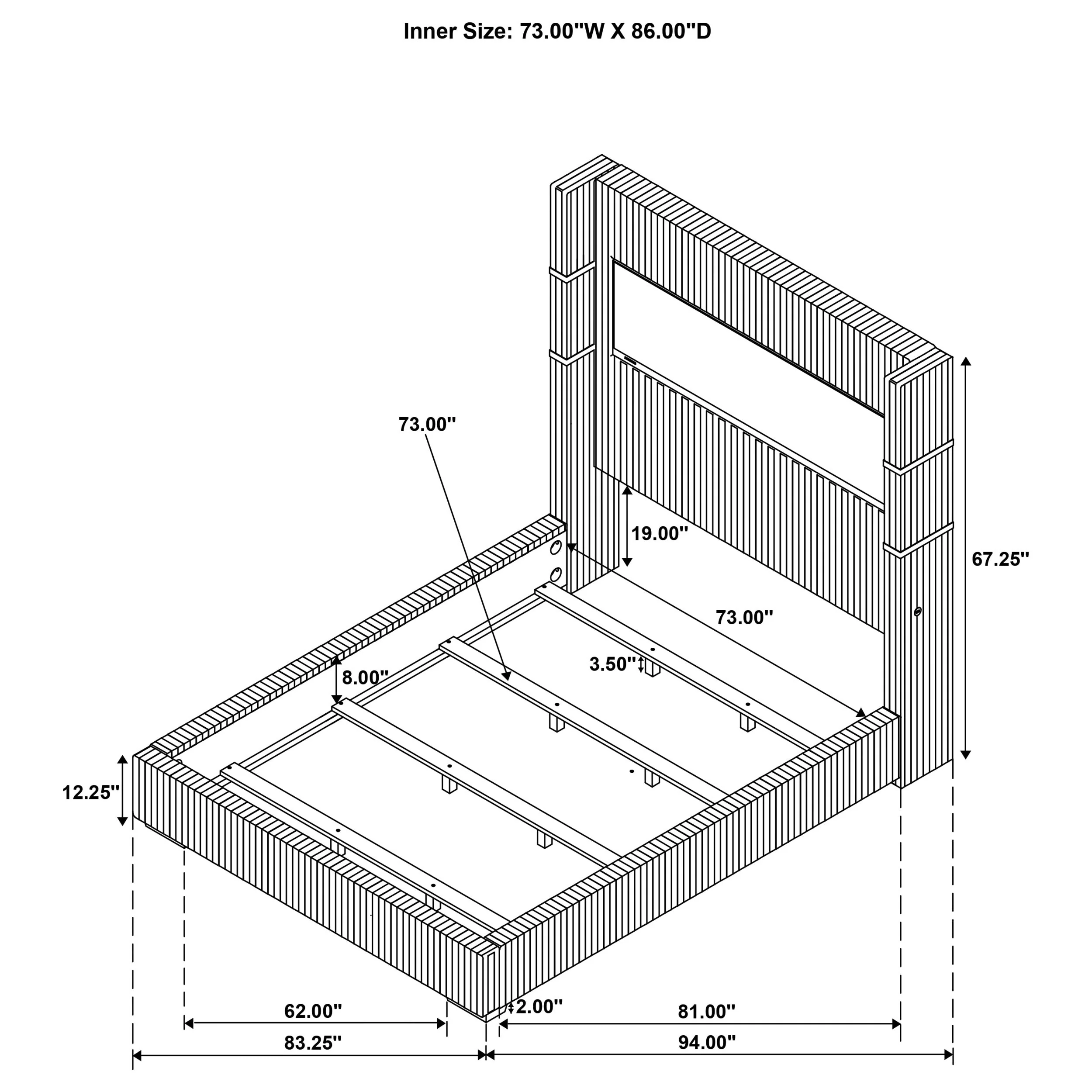 Tisdall Upholstered Flame Visualizer Bed - Image 78