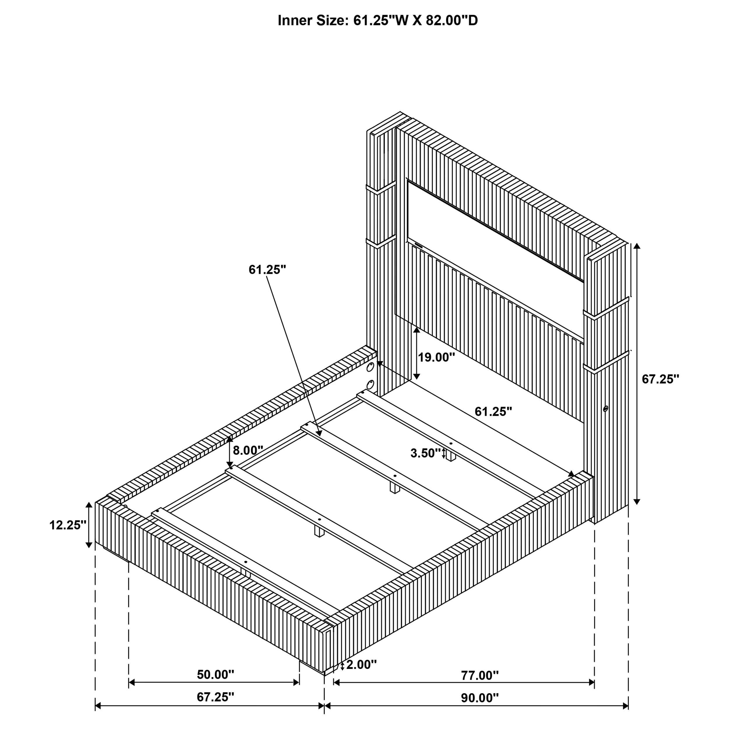 Tisdall Upholstered Flame Visualizer Bed - Image 79