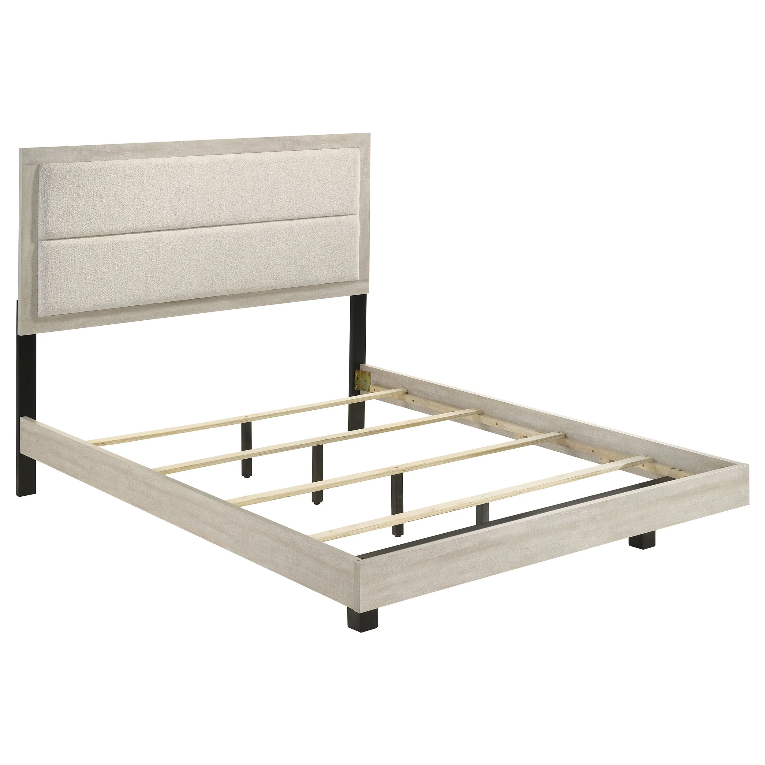 Trenton 54-inch Wood Panel Bed Rustic Cream - Image 5