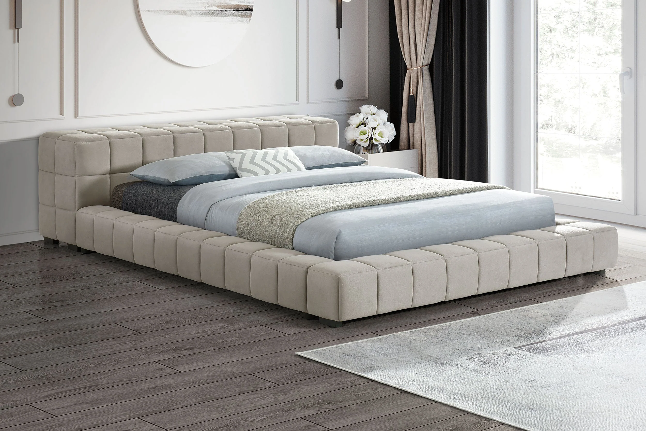 Trinity Upholstered Platform Bed - Image 15