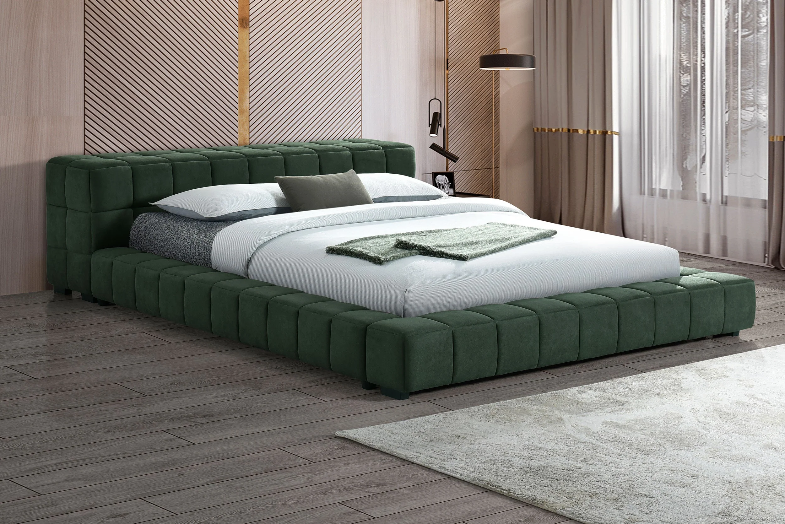 Trinity Upholstered Platform Bed - Image 18