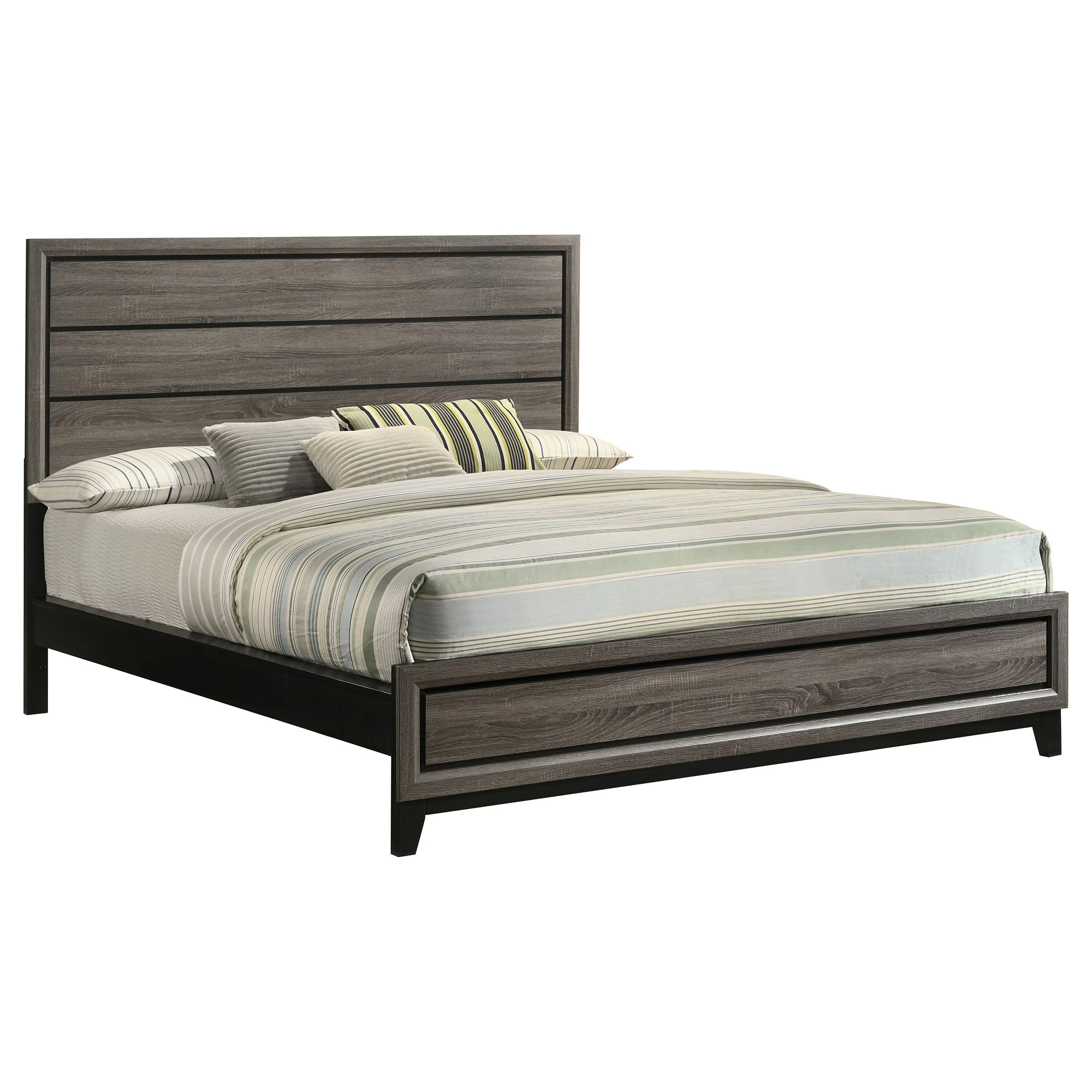 Watson Wood Panel Bed Grey Oak - Image 18